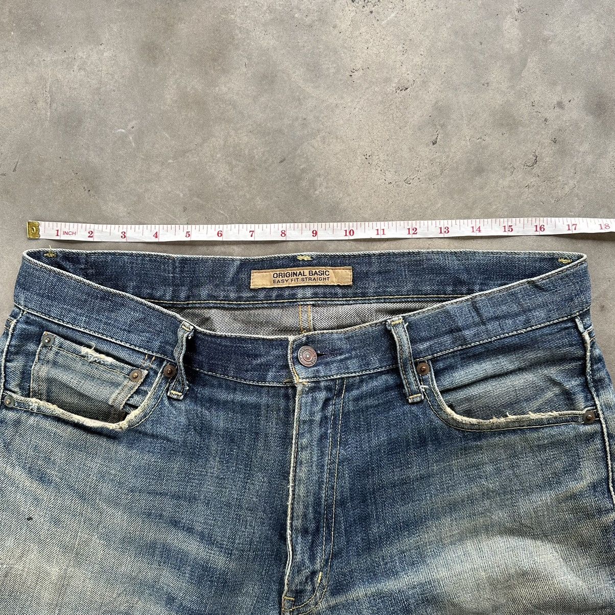 Japanese Brand Vintage Japanese Rusty Distressed Faded Denim Jean Pant W34 Size US 34 / EU 50 - 9 Thumbnail
