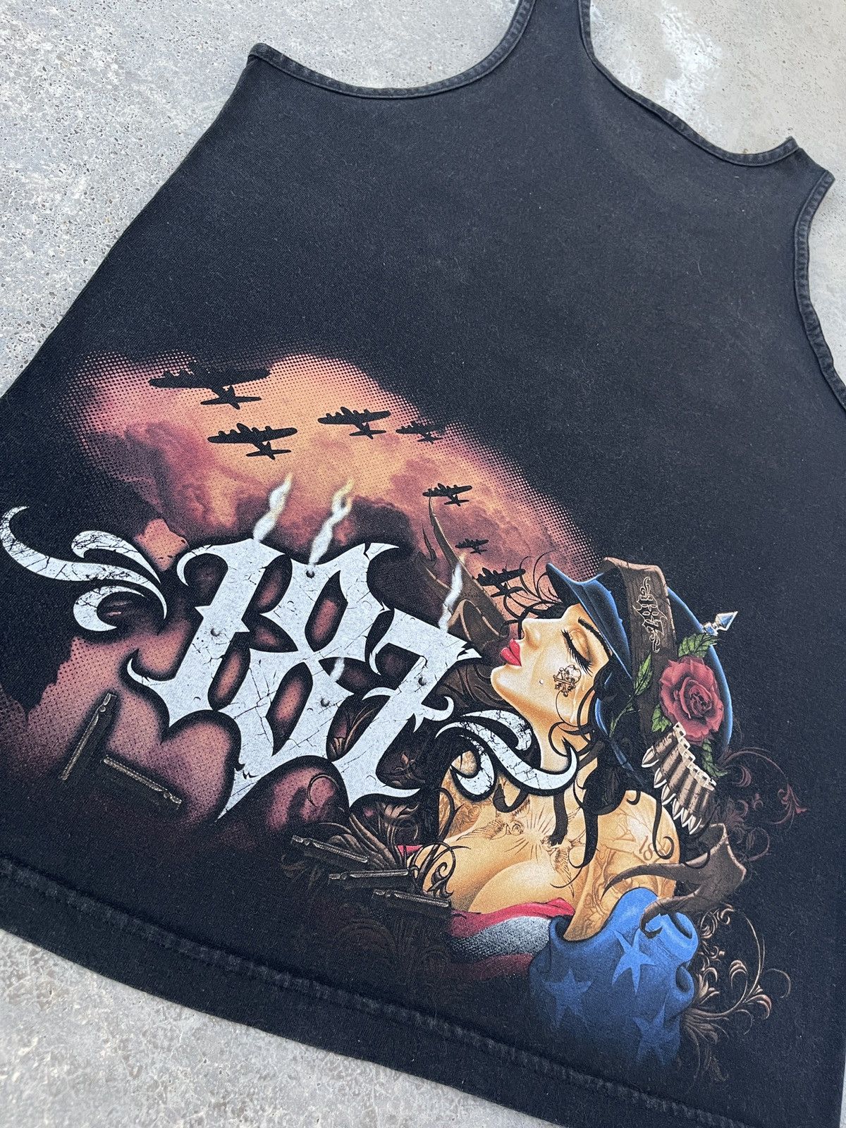 Japanese Brand × Vintage Vintage Y2K Punk Tattoo Tank Top Tee Shirt Size US M / EU 48-50 / 2 - 5 Thumbnail