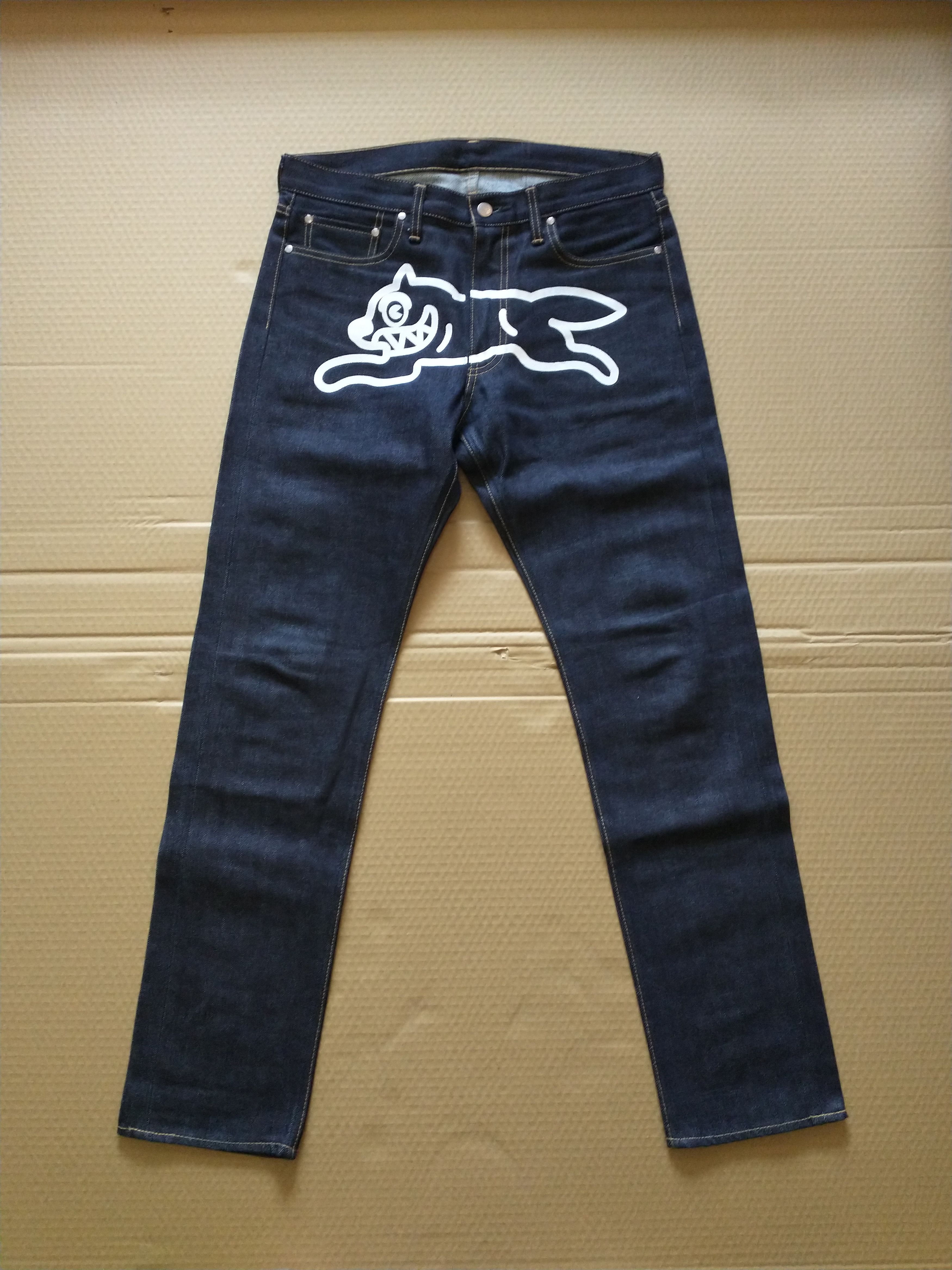 image of Billionaire Boys Club Og Running Dog Selvedge Denim Season 7 in Indigo, Men's (Size 30)