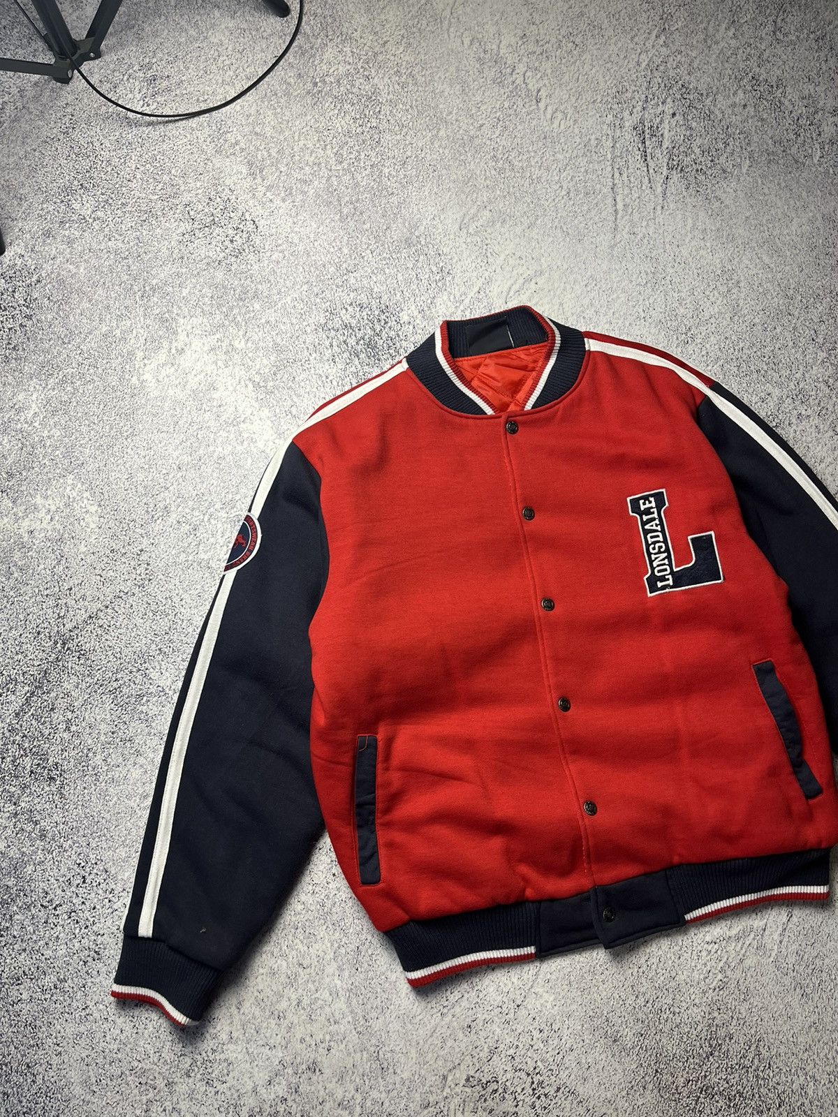 Lonsdale VINTAGE Rare Lonsdale London Streetwear Bomber Jacket MA1 Size US M / EU 48-50 / 2 - 8 Thumbnail