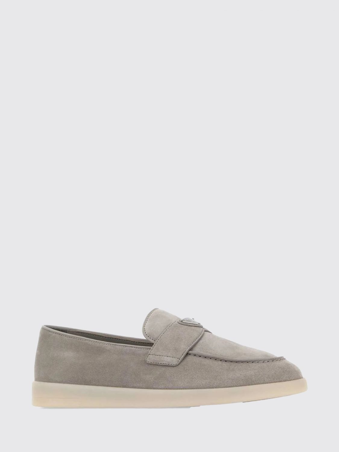 Prada Prada Loafers Men Grey Size US 12 / EU 45 - 1 Preview