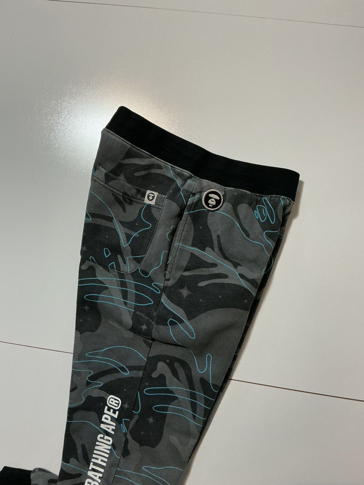 Aape Aape By A Bathing Ape Nowhere Camouflage Jogger Sweatpants Size US 30 / EU 46 - 7 Thumbnail