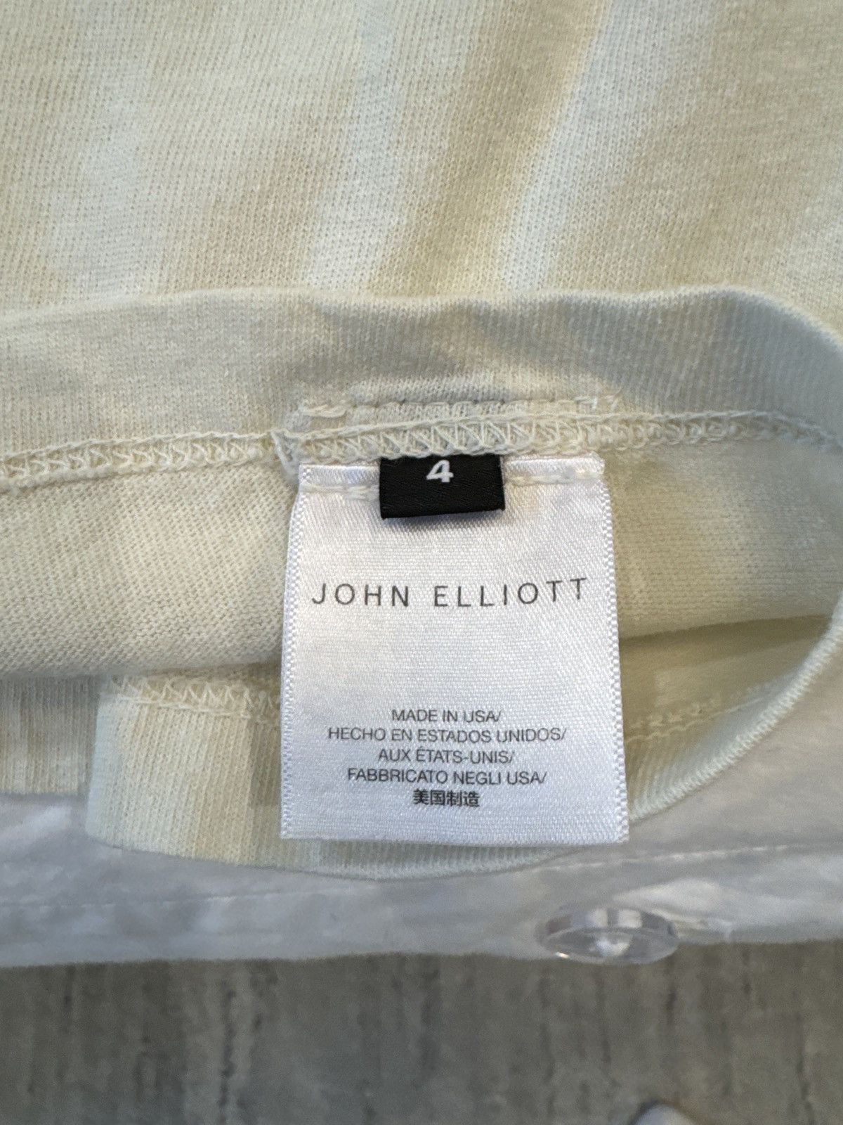 John Elliott John Elliott Foundation T shirt Size US XL / EU 56 / 4 - 4 Thumbnail