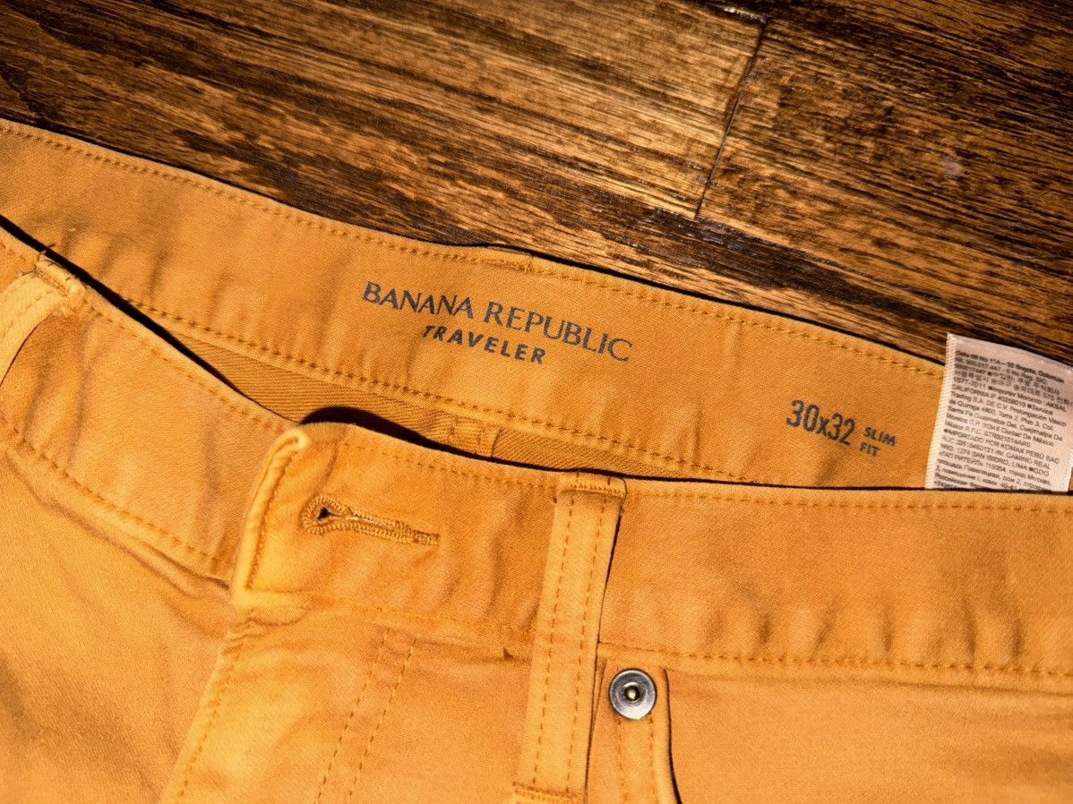 Banana Republic Banana Republic Chino Slim Traveler Pant Toffee Brown 30x32 Size US 30 / EU 46 - 5 Thumbnail