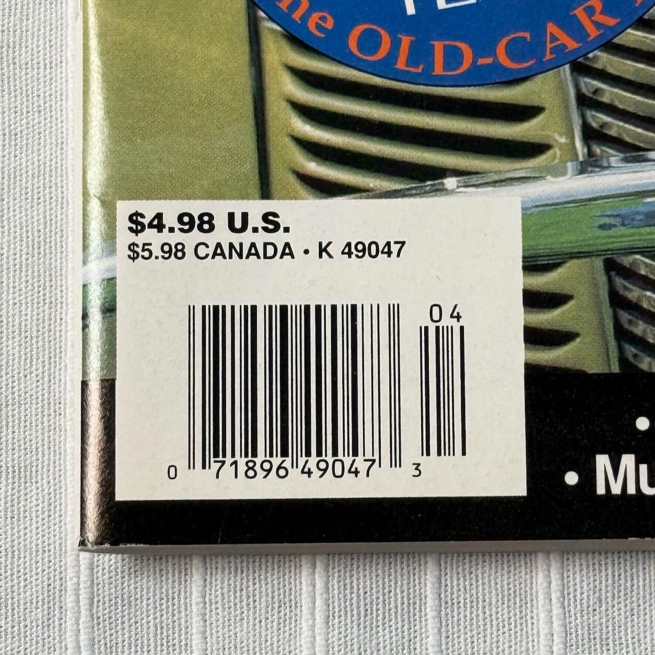 Designer Old Cars Price Guide - April 1997 Edition Vol 20 #2 Size ONE SIZE - 2 Thumbnail