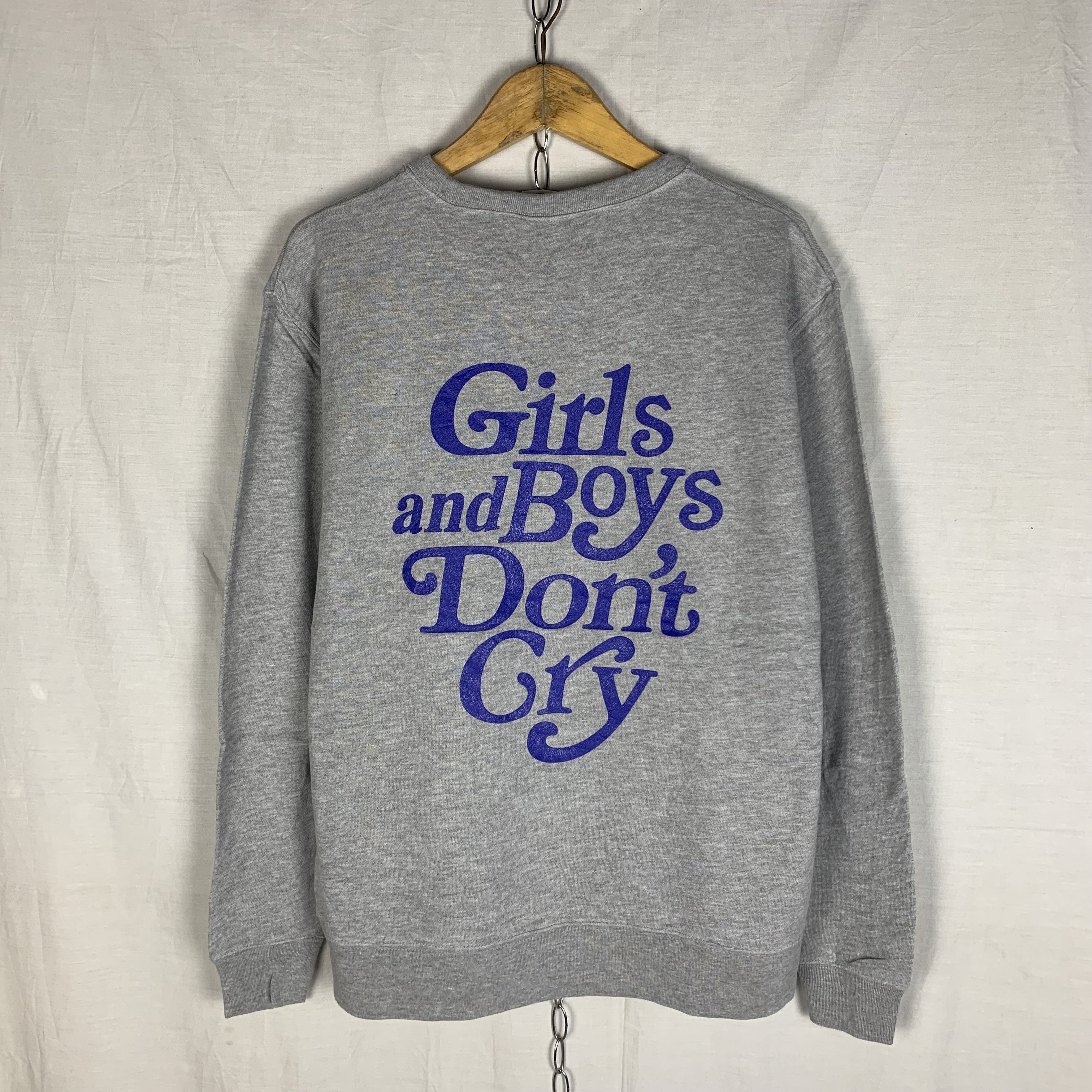 Japanese Brand Girls Boys Dont Cry Sweatshirt Crewneck Size US XL / EU 56 / 4 - 1 Thumbnail