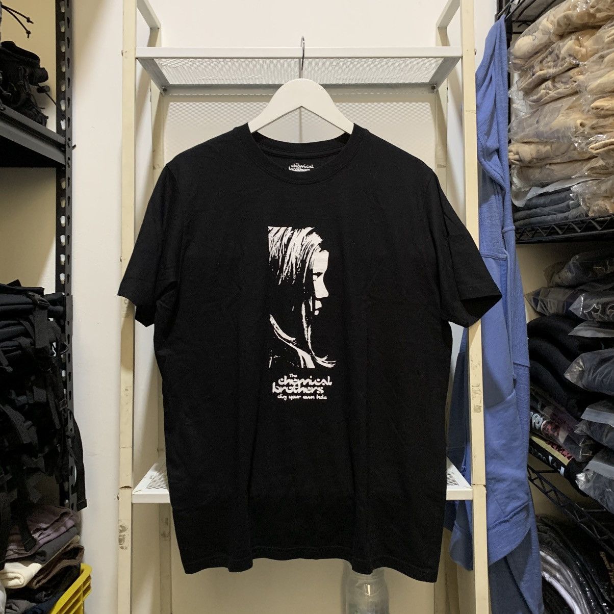GU THE CHEMICAL BROTHERS x GU - DIG OWN YOUR HOLE T SHIRT BAND Size US XL / EU 56 / 4 - 1 Thumbnail