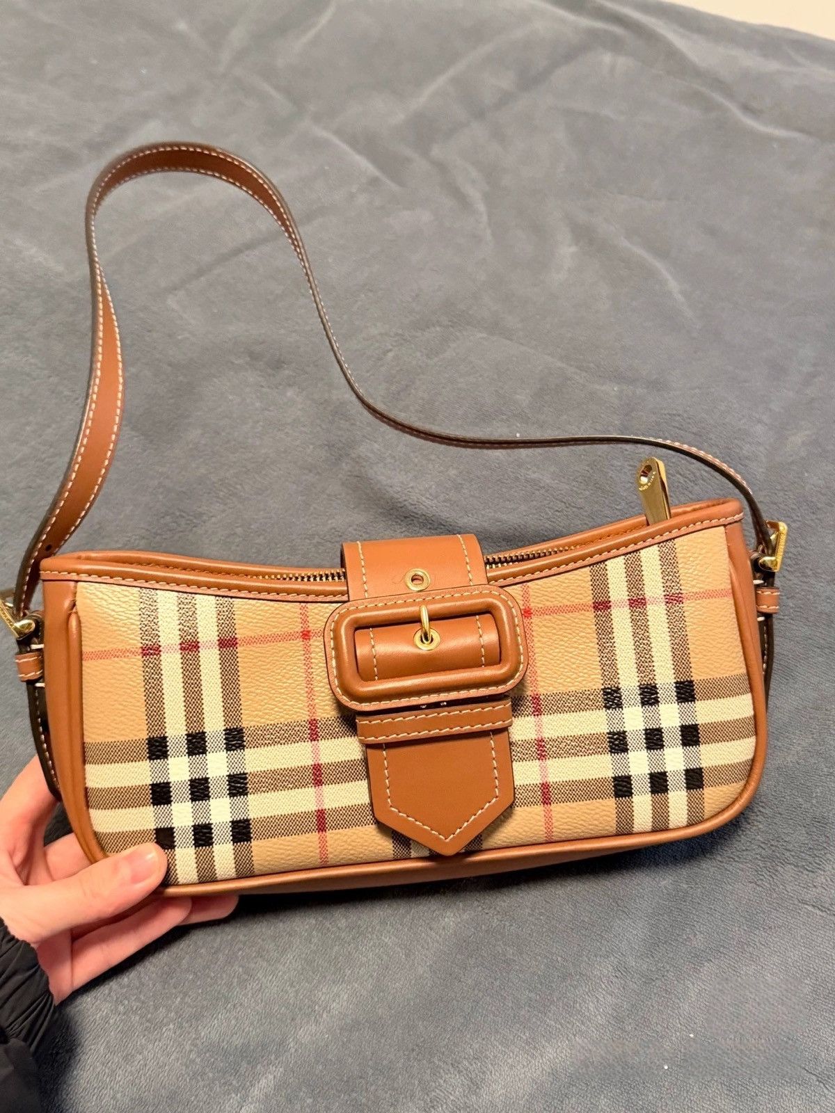 Burberry Burberry Olympia Vintage Check Shoulder Bag Size ONE SIZE - 1 Thumbnail