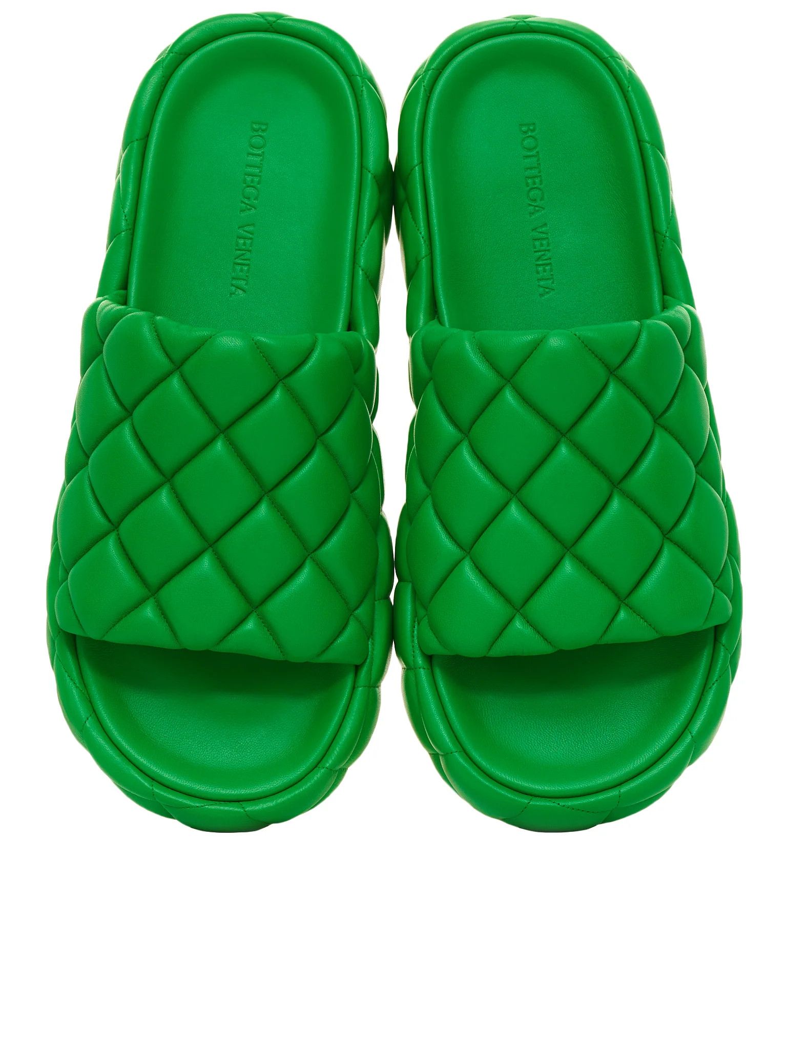 Bottega Veneta o1y0526 Slippers in Green Size US 8 / EU 41 - 6 Thumbnail