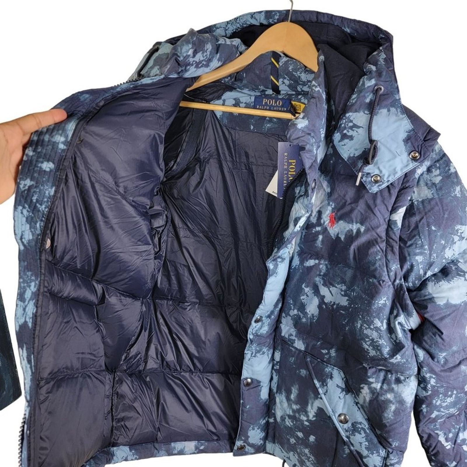 Polo Ralph Lauren Polo Ralph Lauren Tie Dye Convertible Parka Puffer Jacket Size US L / EU 52-54 / 3 - 5 Thumbnail