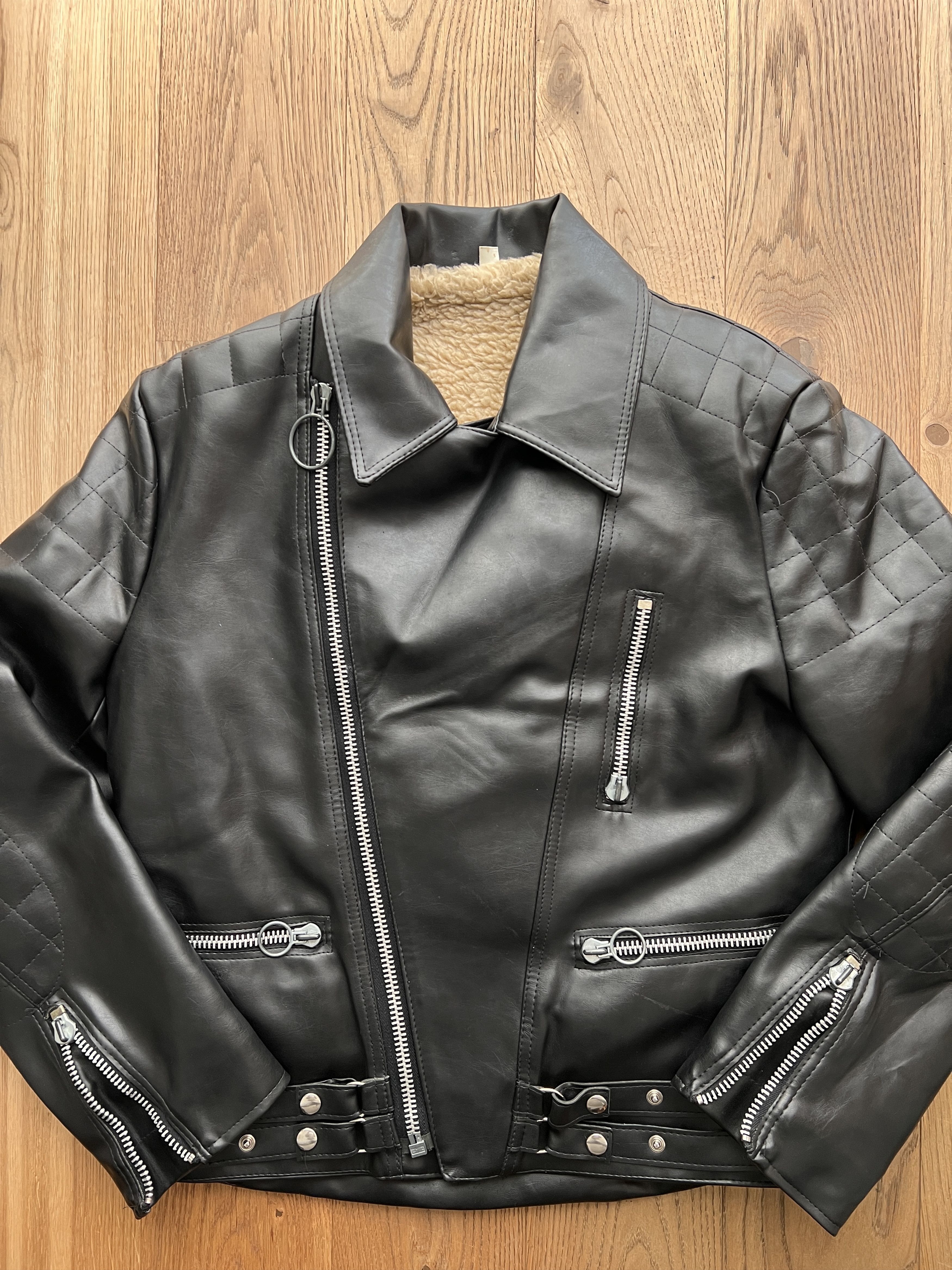 Hysteric Glamour Vegan eco leather 90s Biker jacket bomber opium avant garde Size US M / EU 48-50 / 2 - 7 Thumbnail