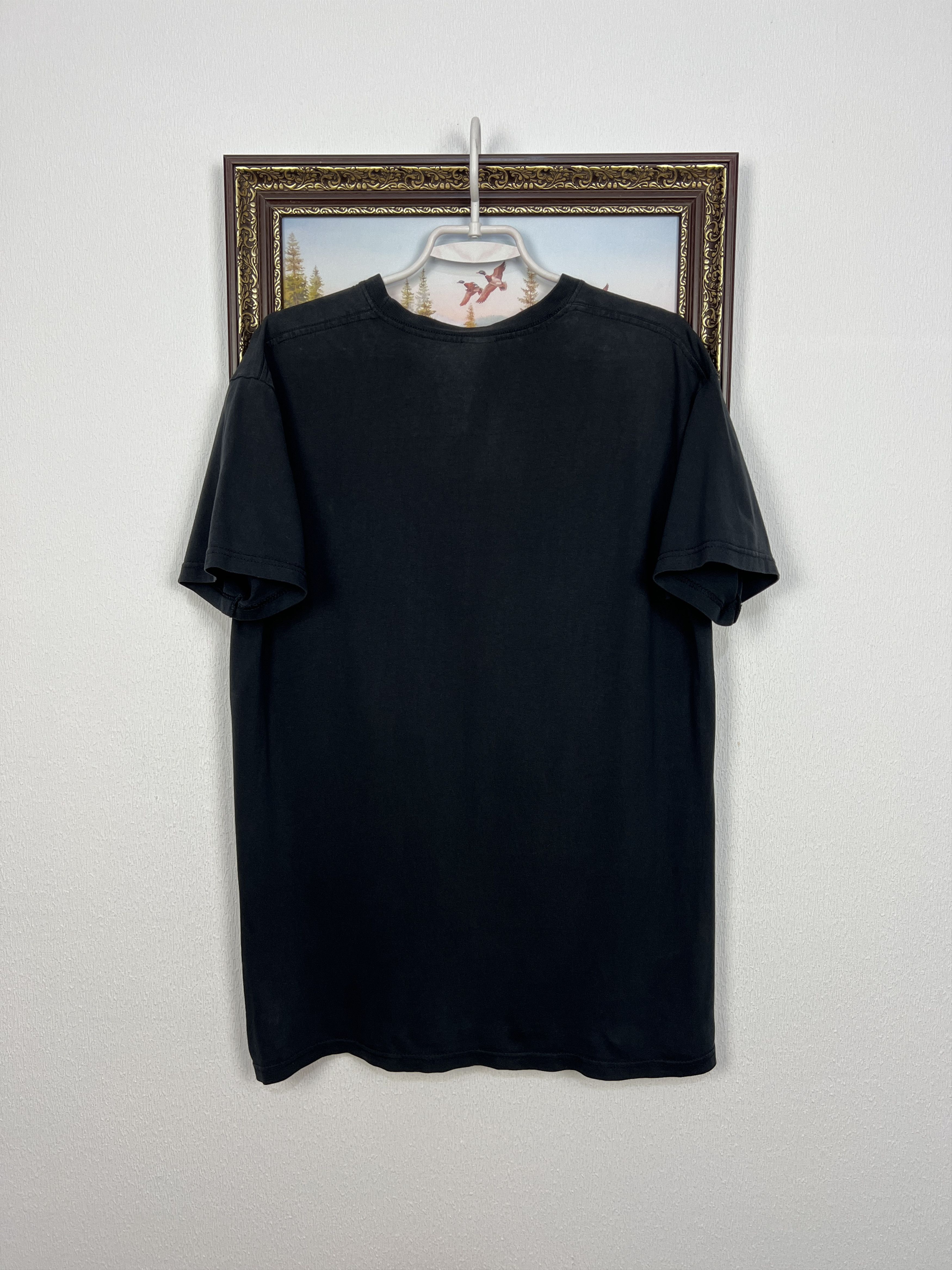 Vintage Vintage Rammstein Metal Band Graphic Over Print Tee Shirt Size US L / EU 52-54 / 3 - 9 Thumbnail