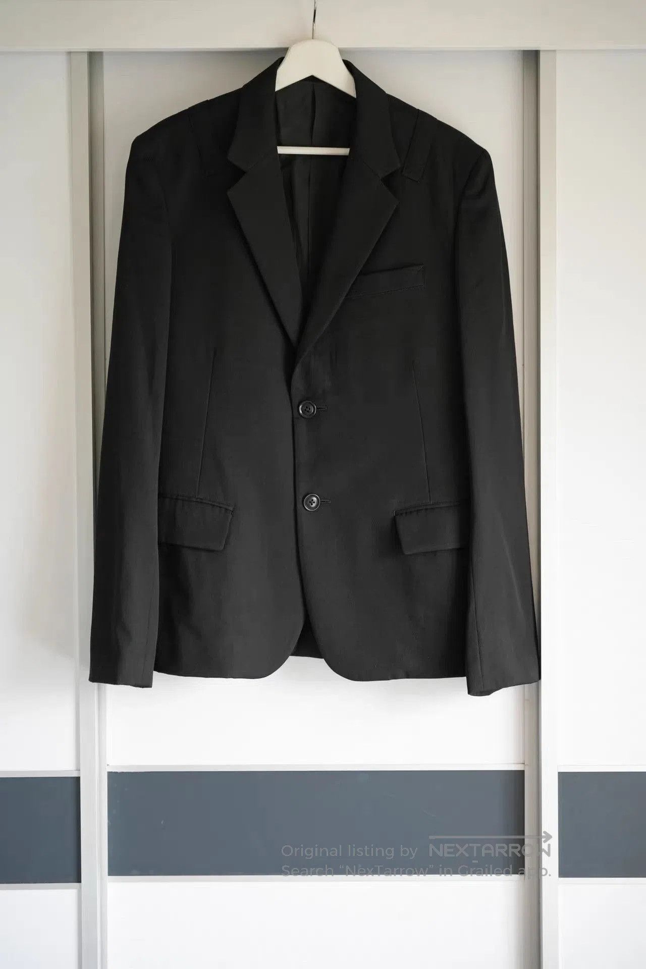 Yohji Yamamoto Black Blazer with Button Closure Size M. Size US M / EU 48-50 / 2 - 1 Thumbnail