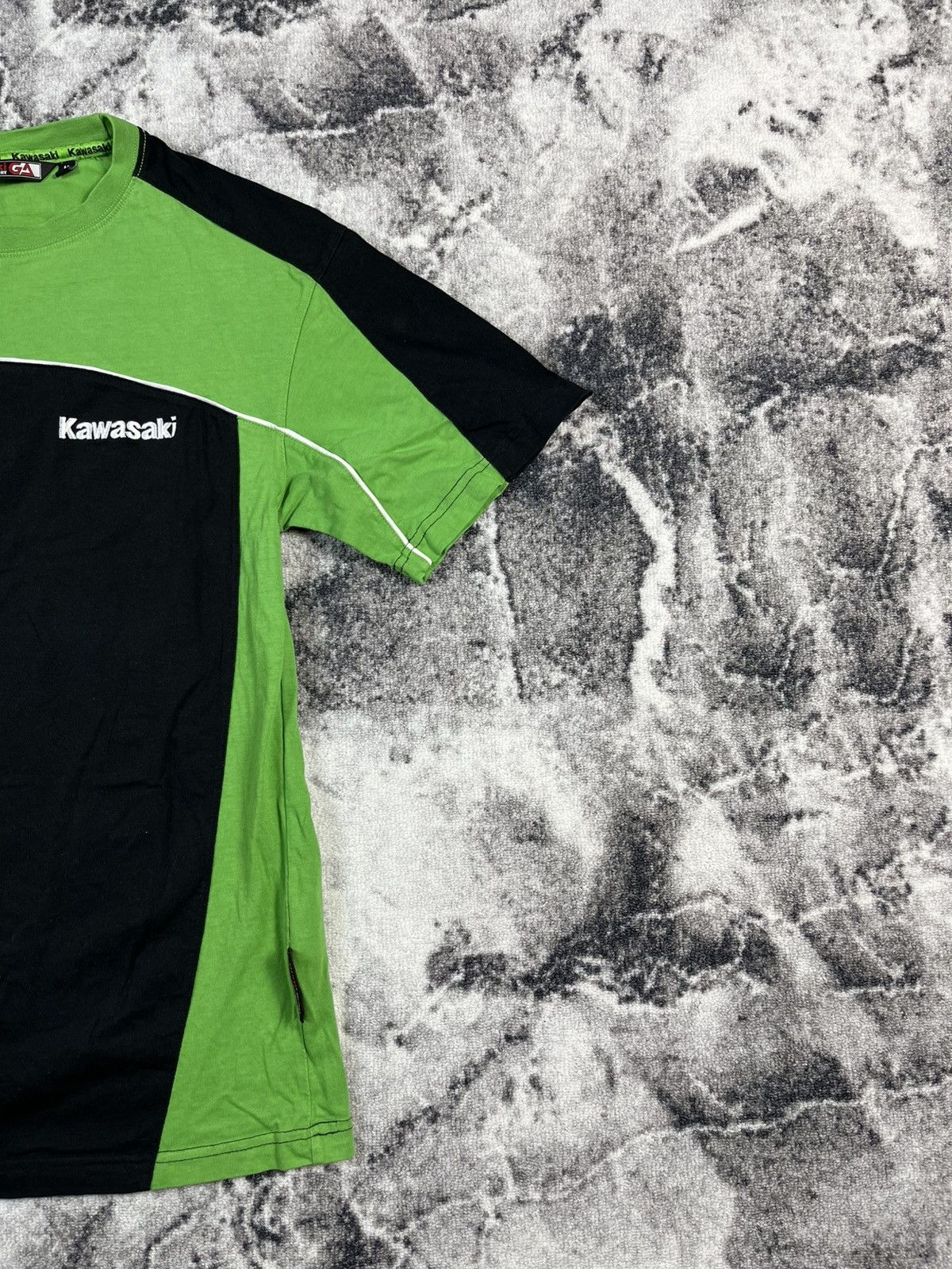 Other Vintage Kawasaki Racing Green Black Tee Y2K Moto Size US M / EU 48-50 / 2 - 3 Thumbnail