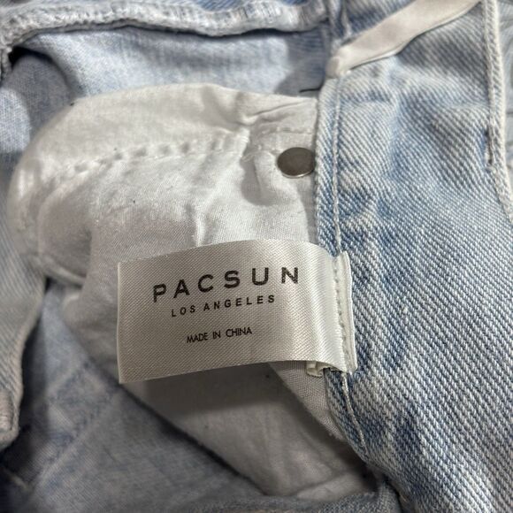 Pacsun Pacsun Women 90S Girlfriend Button Fly Denim Short 26 Size 26" / US 2 / IT 38 - 11 Thumbnail