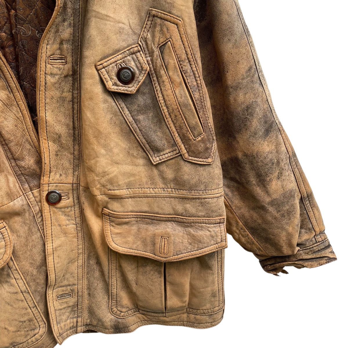 Genuine Leather × Pelle Pelle × Vera Pelle Vera Pelle Lavorazione Artigiana Size US M / EU 48-50 / 2 - 6 Thumbnail