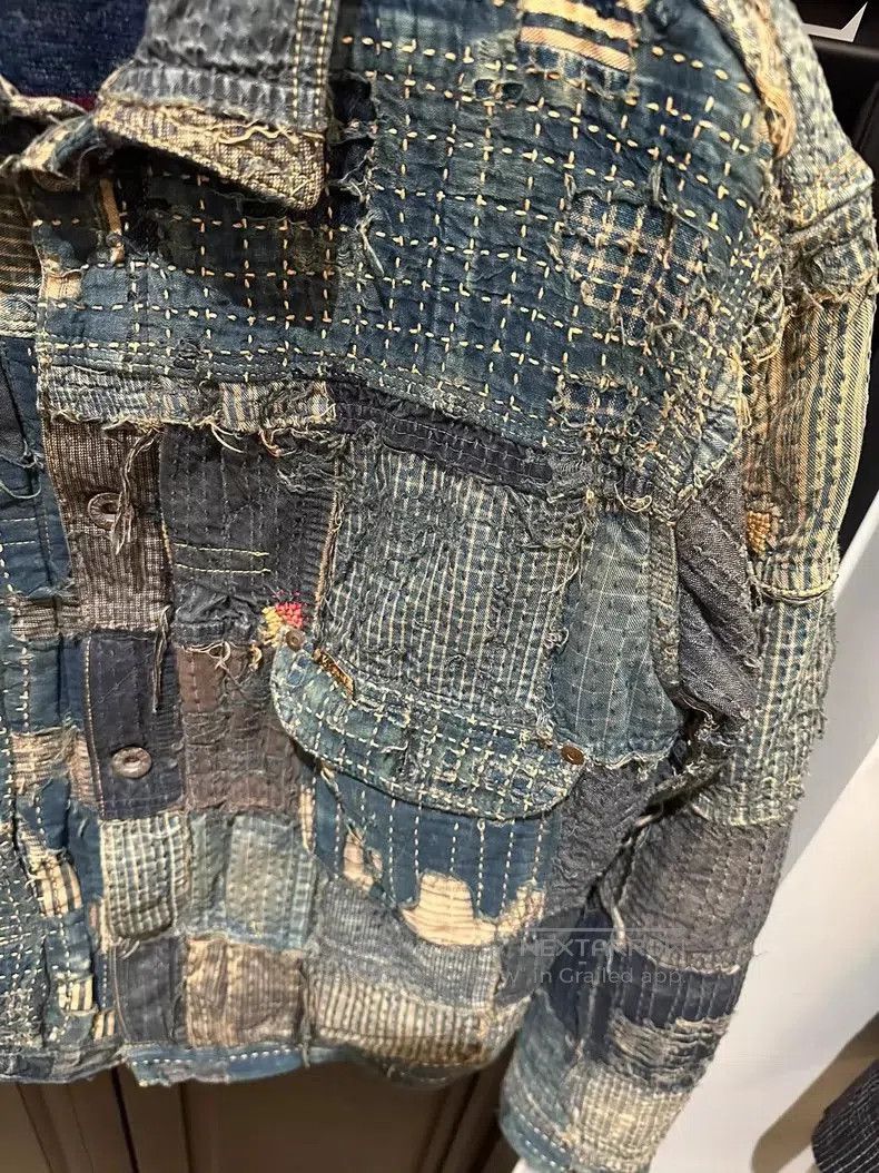 Kapital Kapital Boro Denim Ripped Jacket . Size US S / EU 44-46 / 1 - 8 Thumbnail