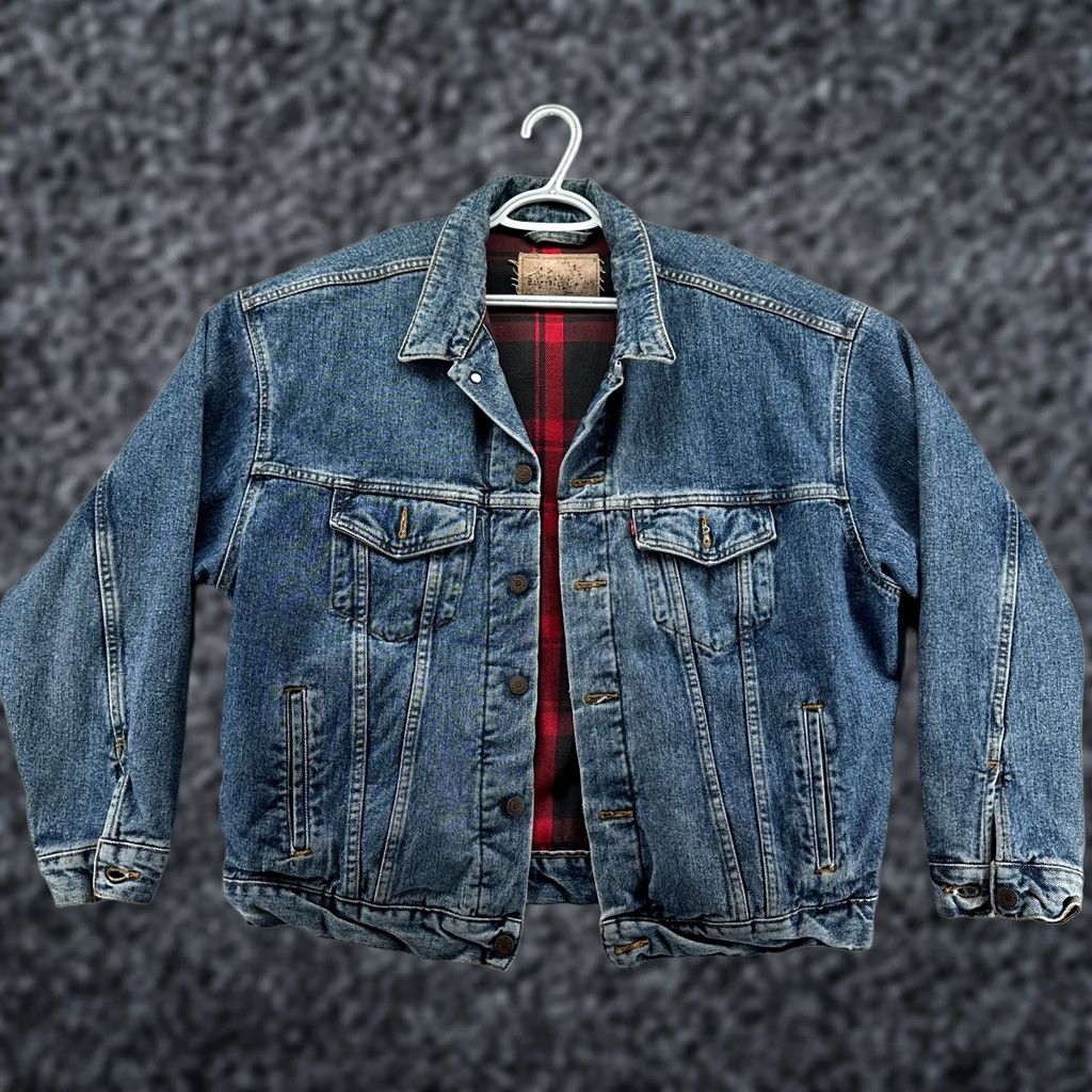 Levi's Levi's Jean Jacket Blue Men's L Long Sleeve Cotton Pockets Winter Regular Fit Size US L / EU 52-54 / 3 - 1 Thumbnail