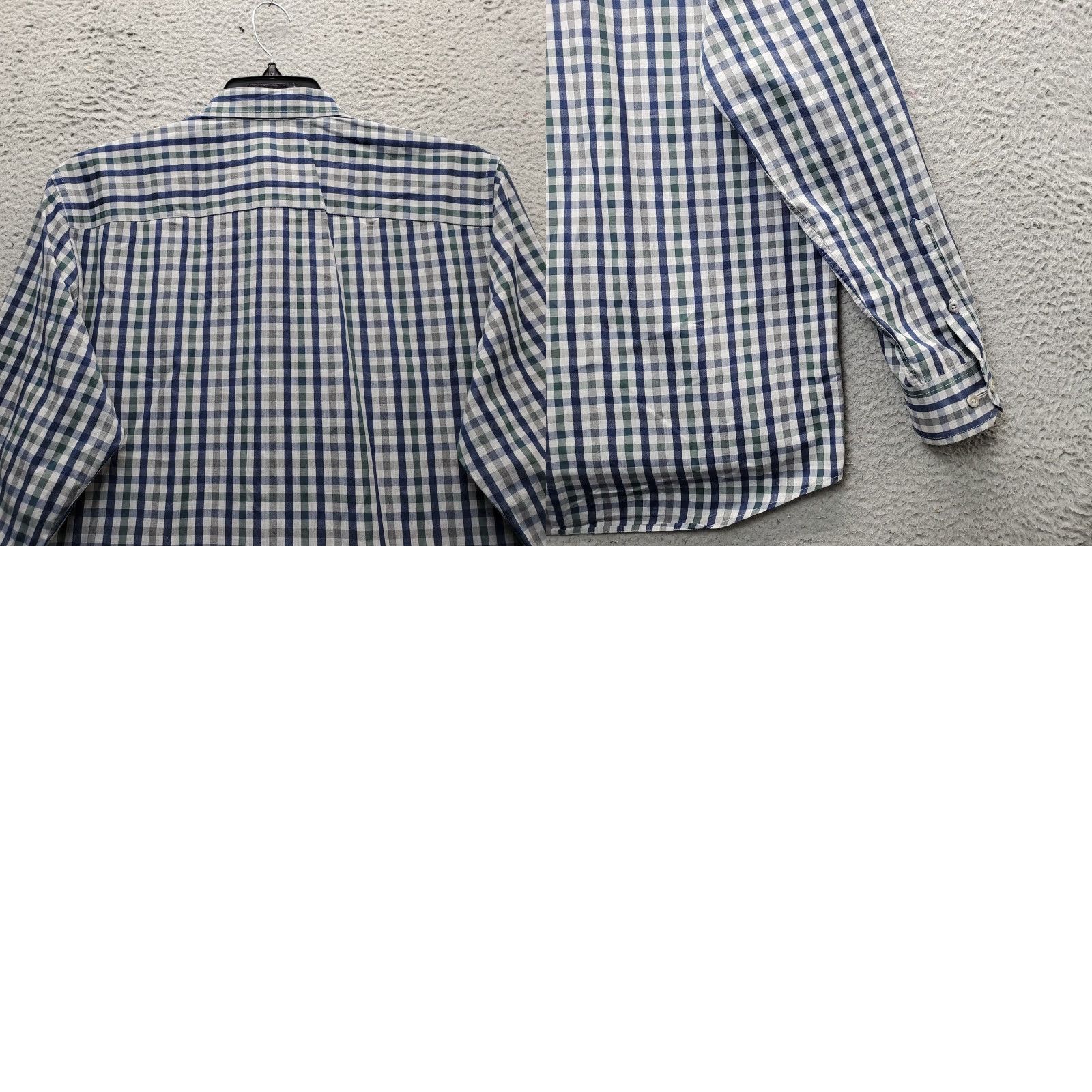 Johnston & Murphy Johnston & Murphy Shirt Mens L Multi Plaid Button-Down Chest Pocket Casual, Travel, Breathable, 100% Cotton, Regular Fit, Plaid, Long Sleeve Size US L / EU 52-54 / 3 - 8 Thumbnail