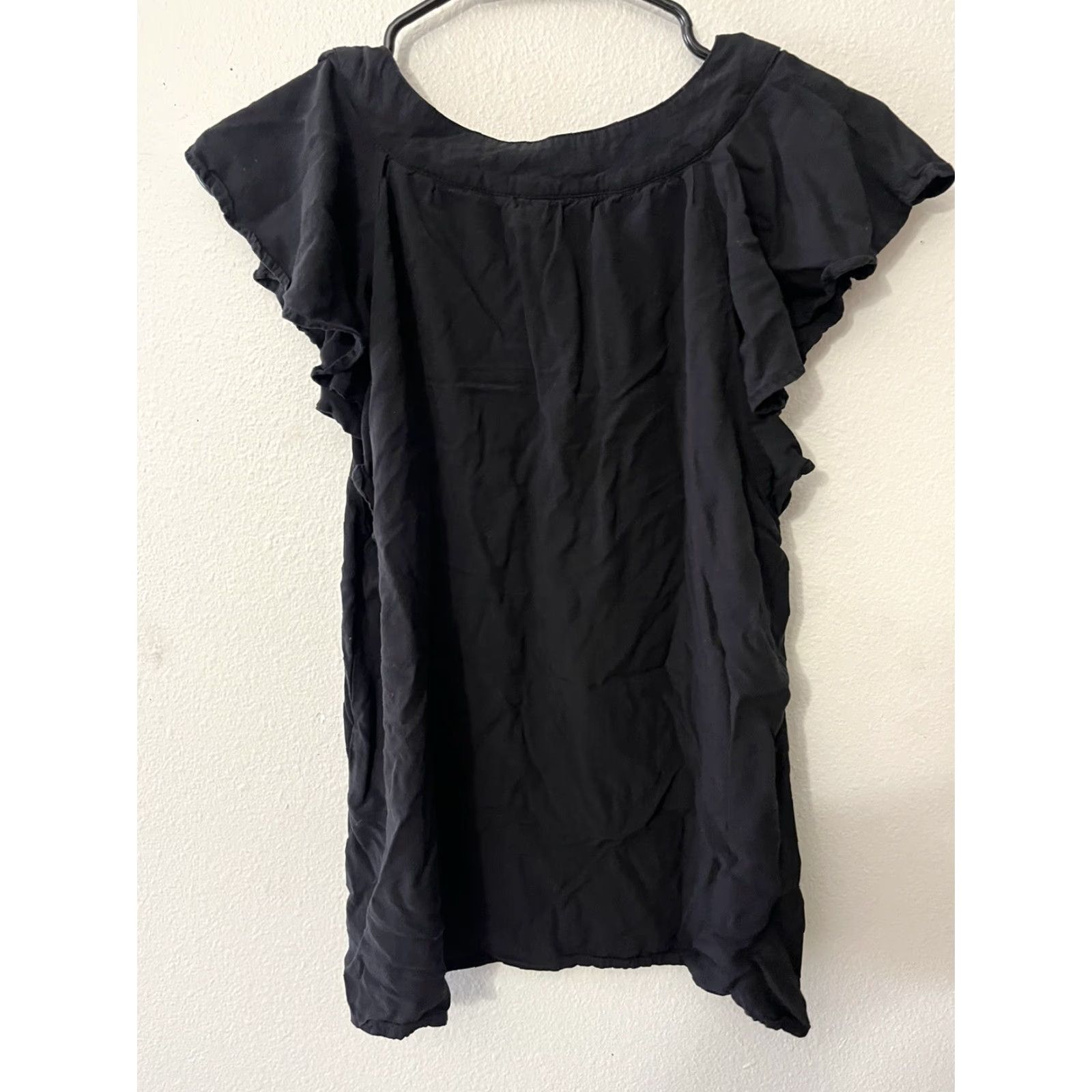 Tommy Hilfiger Tommy Hilfiger Blouse Sleeveless M Black Viscose Womens Shirt-Sleeveless Medium Black 90s 80s? Size M / US 6-8 / IT 42-44 - 3 Thumbnail