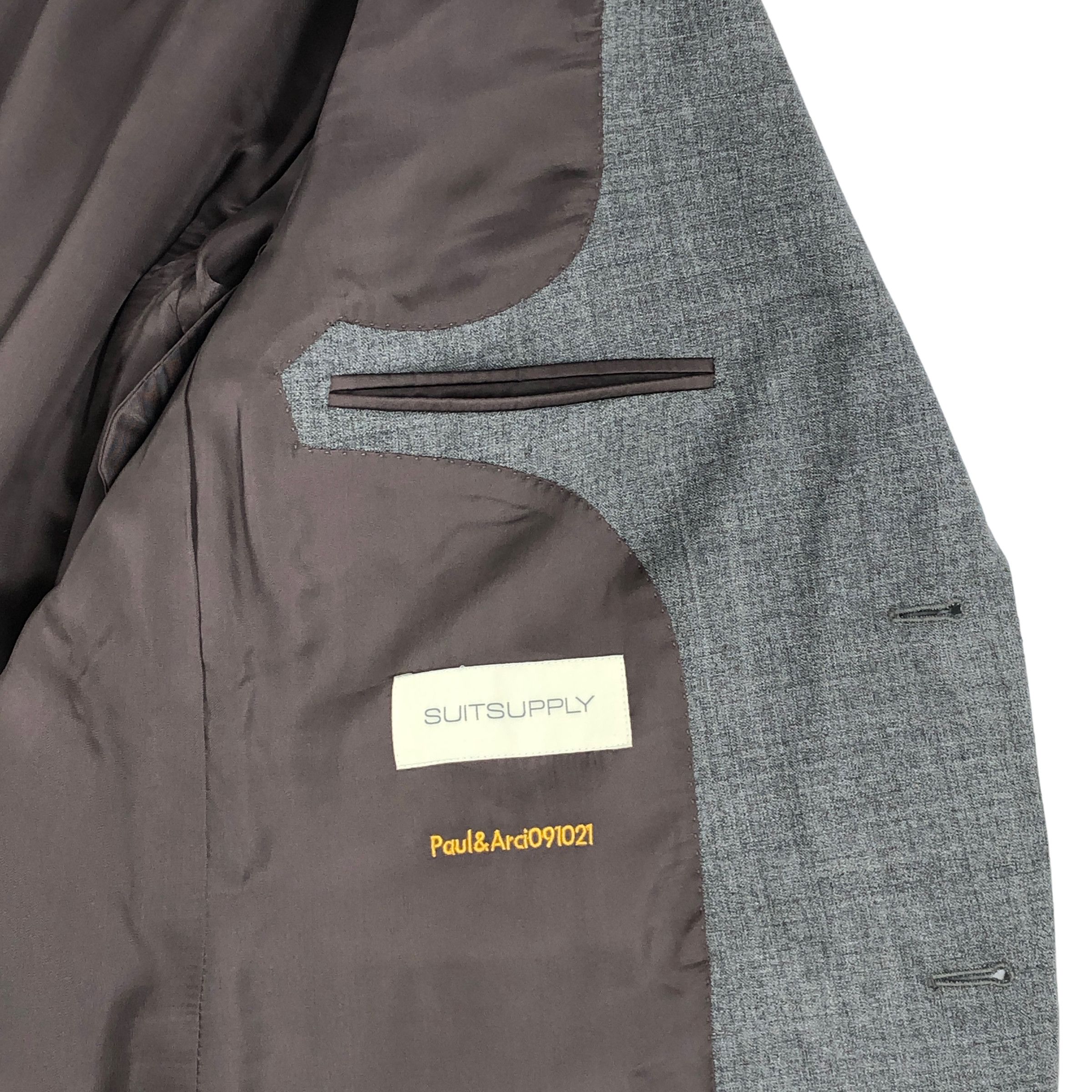 Suitsupply La Spalla Pure Wool Blazer Size 2XL (EU:28; UK:46; US:46S) Size 46S - 7 Thumbnail