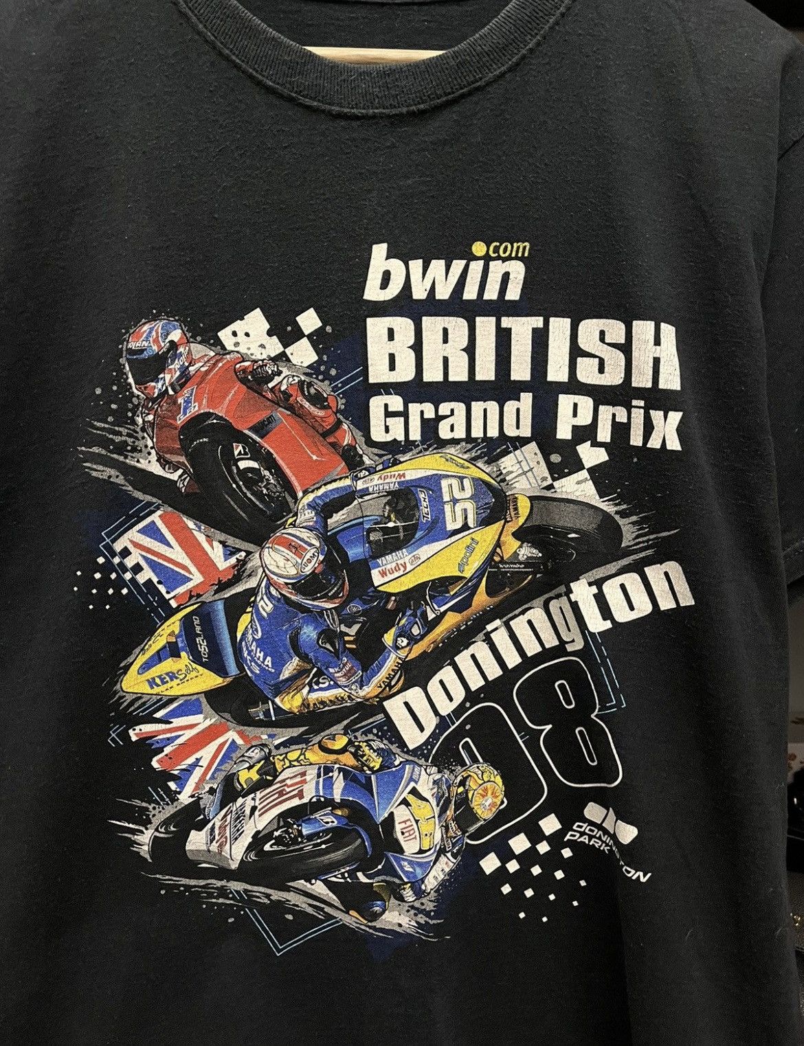 Vintage Vintage British Grand Prix Motorsport T-shirt Size US L / EU 52-54 / 3 - 2 Thumbnail