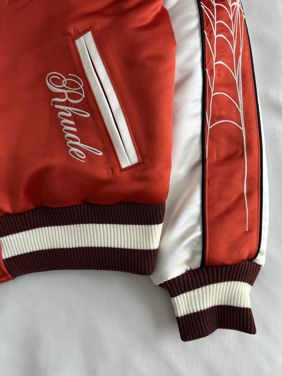 Rhude Rhude Souvenir Reversible Jacket Embroider Tiger Snake Skull Size US M / EU 48-50 / 2 - 7 Thumbnail