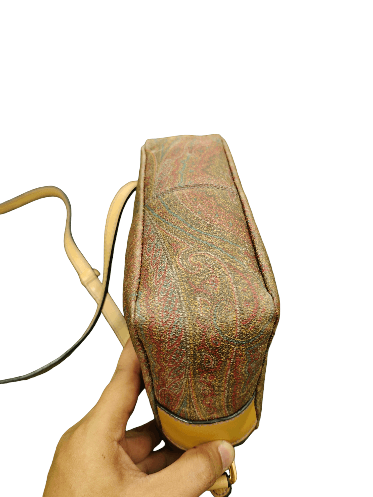 Etro Vintage 90s Etro Milano Italy Paisley Sling Bag Size ONE SIZE - 12 Thumbnail
