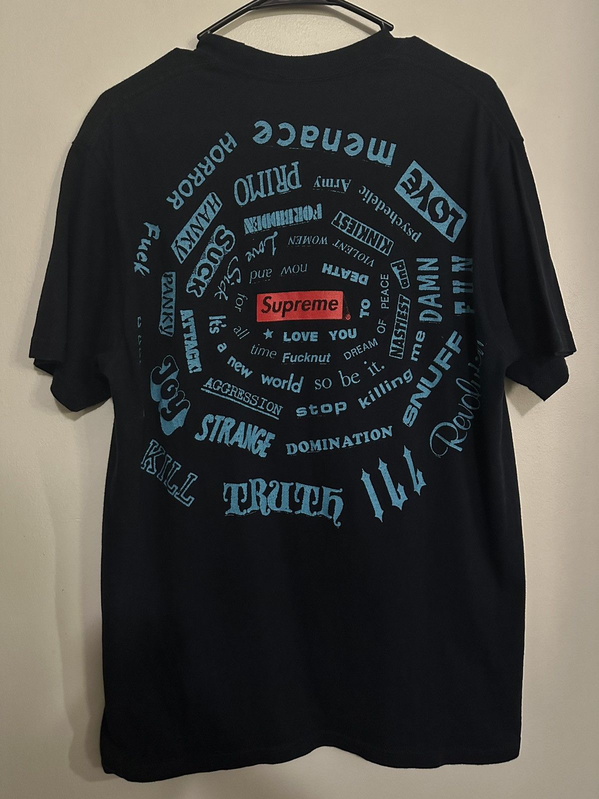 Supreme Supreme Spiral Tee Size US M / EU 48-50 / 2 - 1 Thumbnail