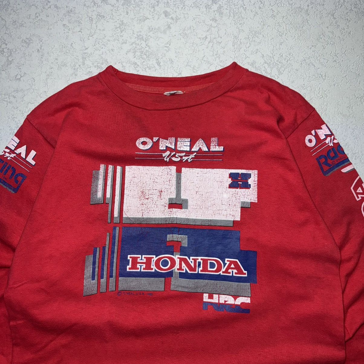 Honda Vintage 1985 Oneal Honda Racing Motocross Longsleeve Size M Size US M / EU 48-50 / 2 - 4 Thumbnail