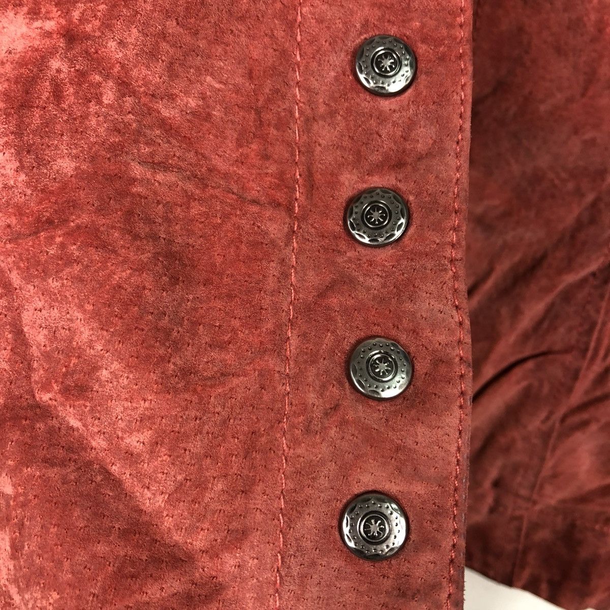 Japanese Brand 🔥VINTAGE CROPPED LEATHER JACKET CHRISTOPHER & BANKS Size S / US 4 / IT 40 - 16 Thumbnail