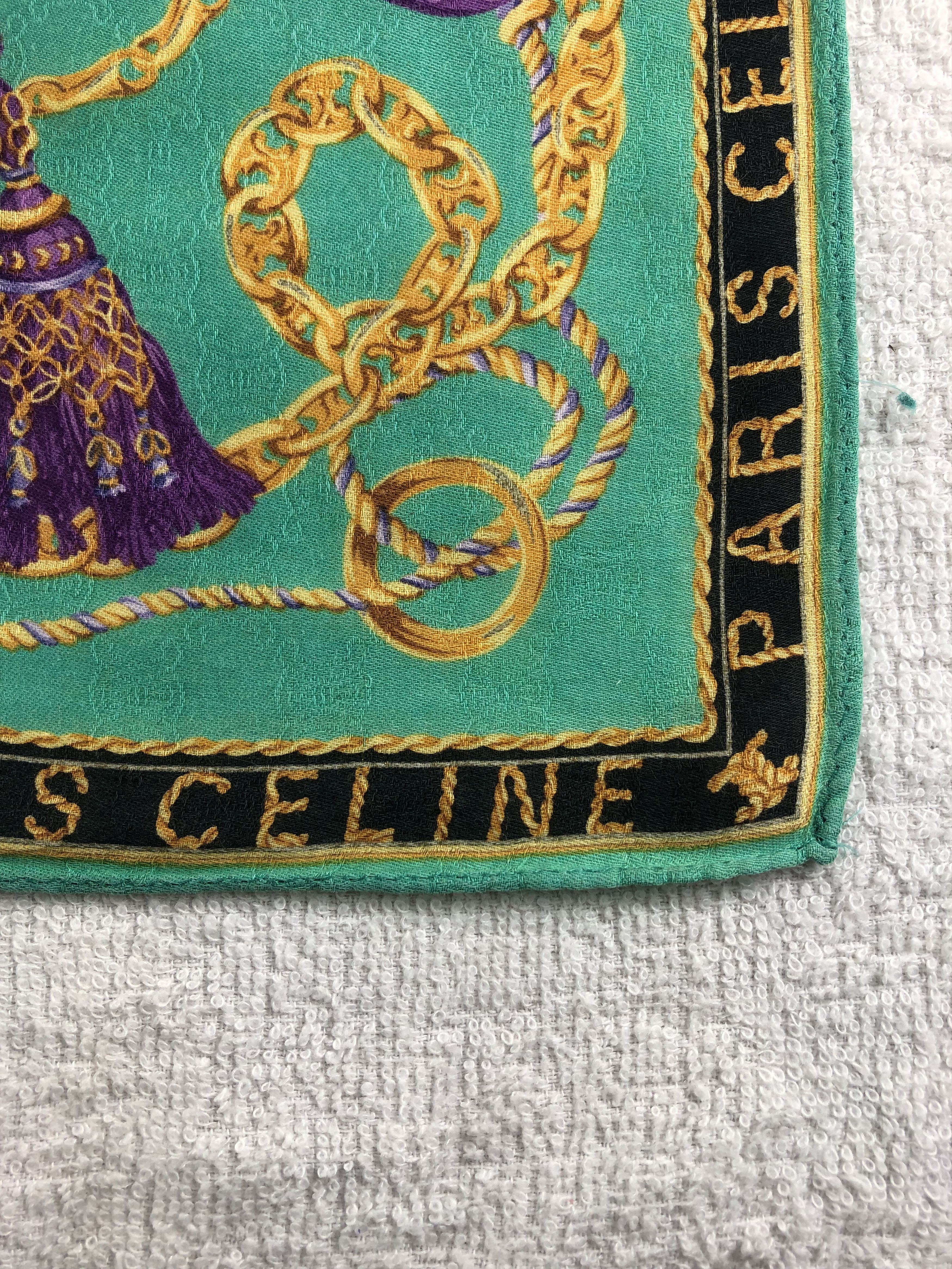 Celine Celine Handkerchief / Bandana / Neckerchief C228 Size ONE SIZE - 5 Thumbnail