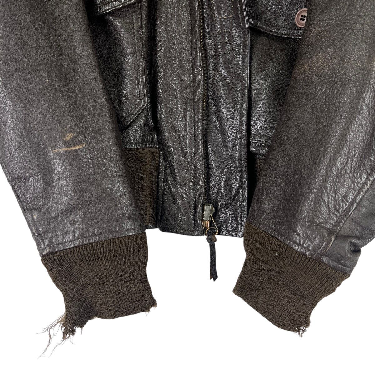 Cooper 🔥 Vintage Cooper G-1 Usn Leather Jacket Size 42R Size US L / EU 52-54 / 3 - 8 Thumbnail