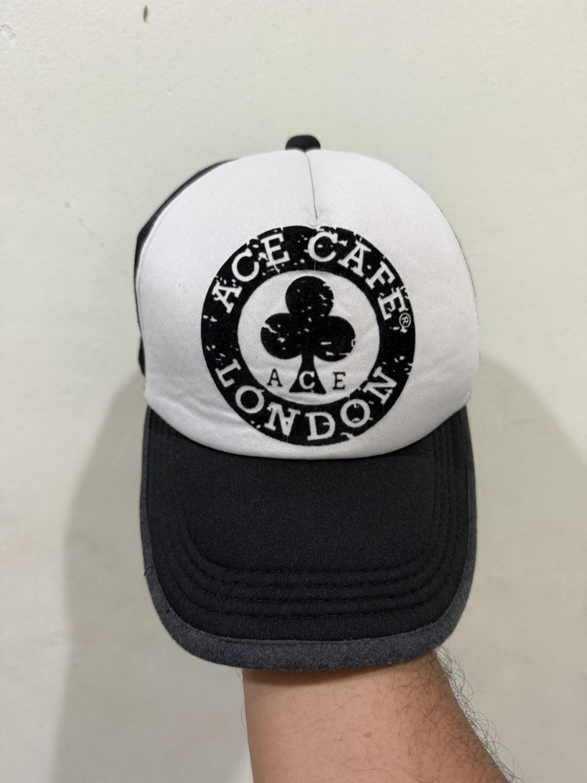 Japanese Brand VTG ACE CAFE Trucker Hat Size ONE SIZE - 2 Thumbnail