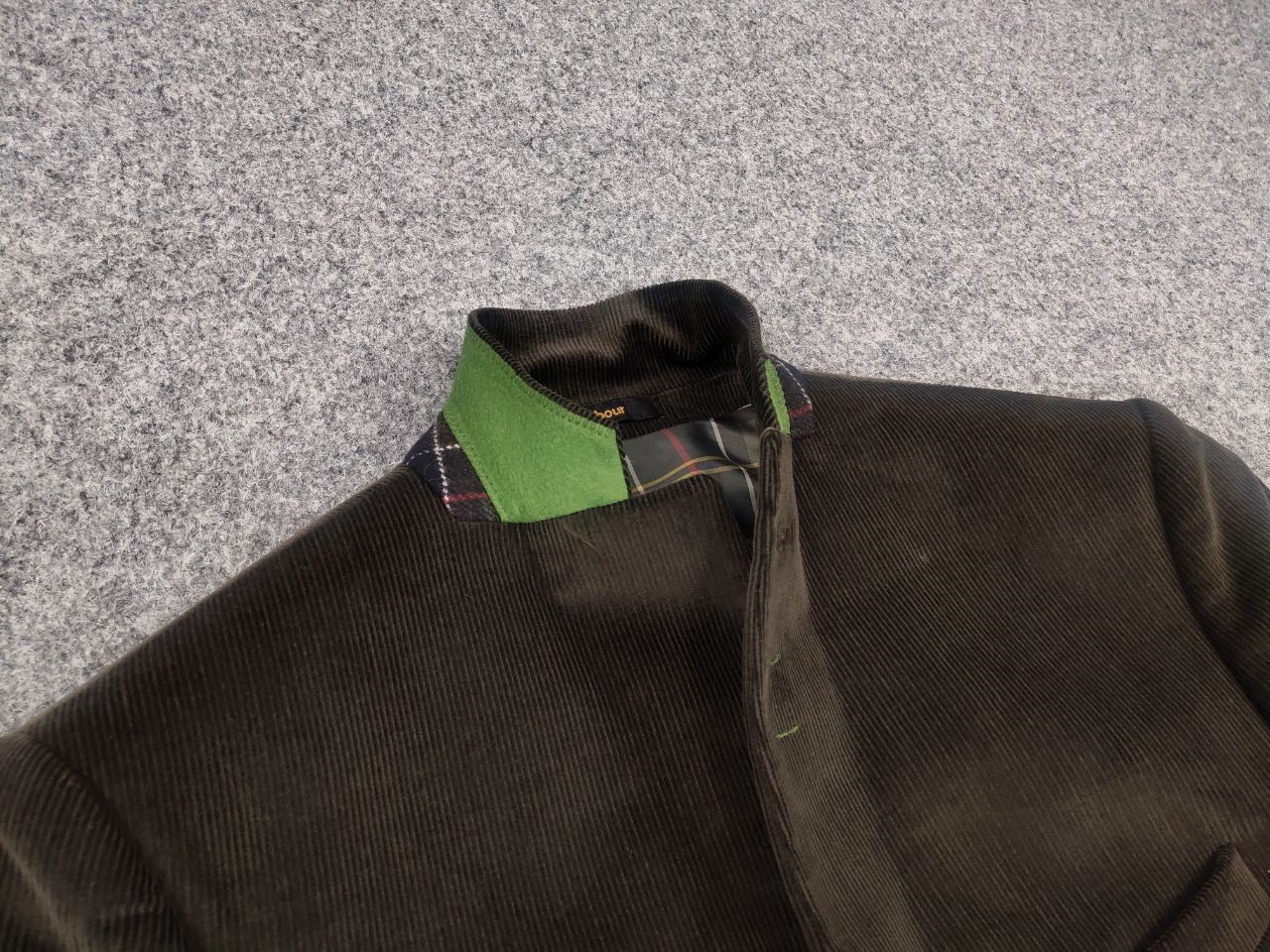 Barbour Barbour Dark green corduroy men's two buttons Blazer jacket Size US M / EU 48-50 / 2 - 13 Thumbnail