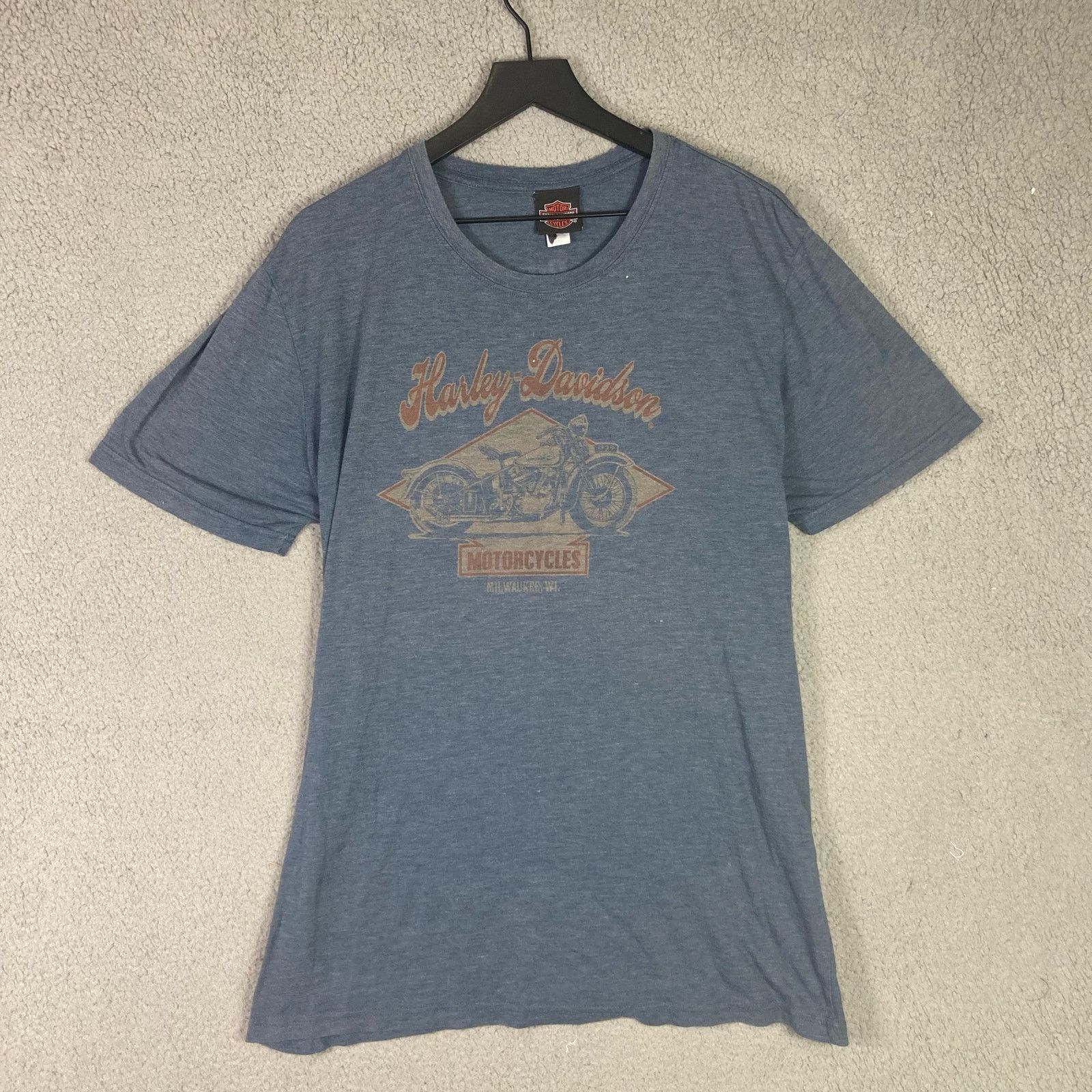Harley Davidson Harley Davidson Raleigh NC Shirt Men's 2XL Blue Size Size US XXL / EU 58 / 5 - 4 Thumbnail