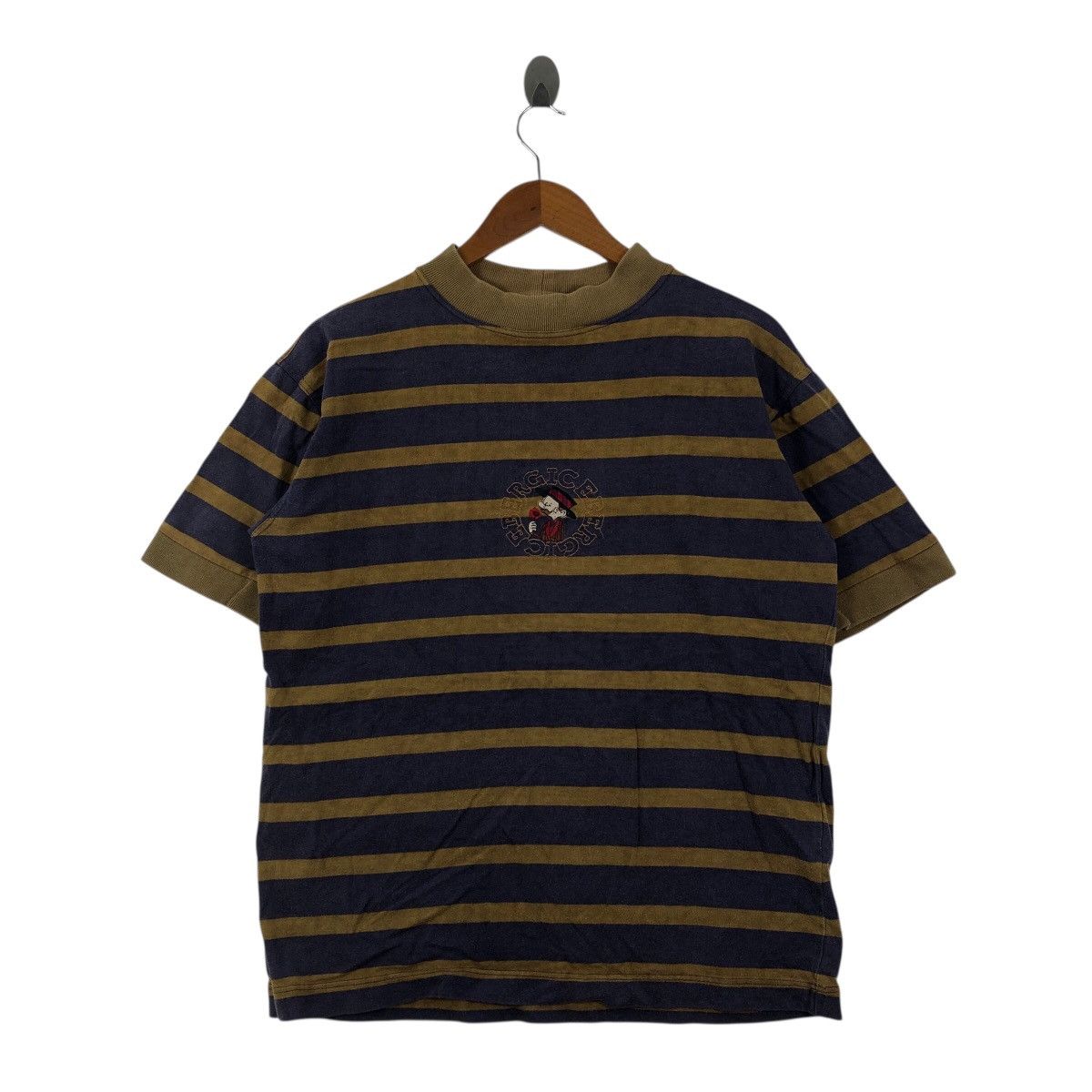 Iceberg Italian Luxury Brand ICEBERG ITALY STRIPE T-Shirt Size M / US 6-8 / IT 42-44 - 1 Thumbnail