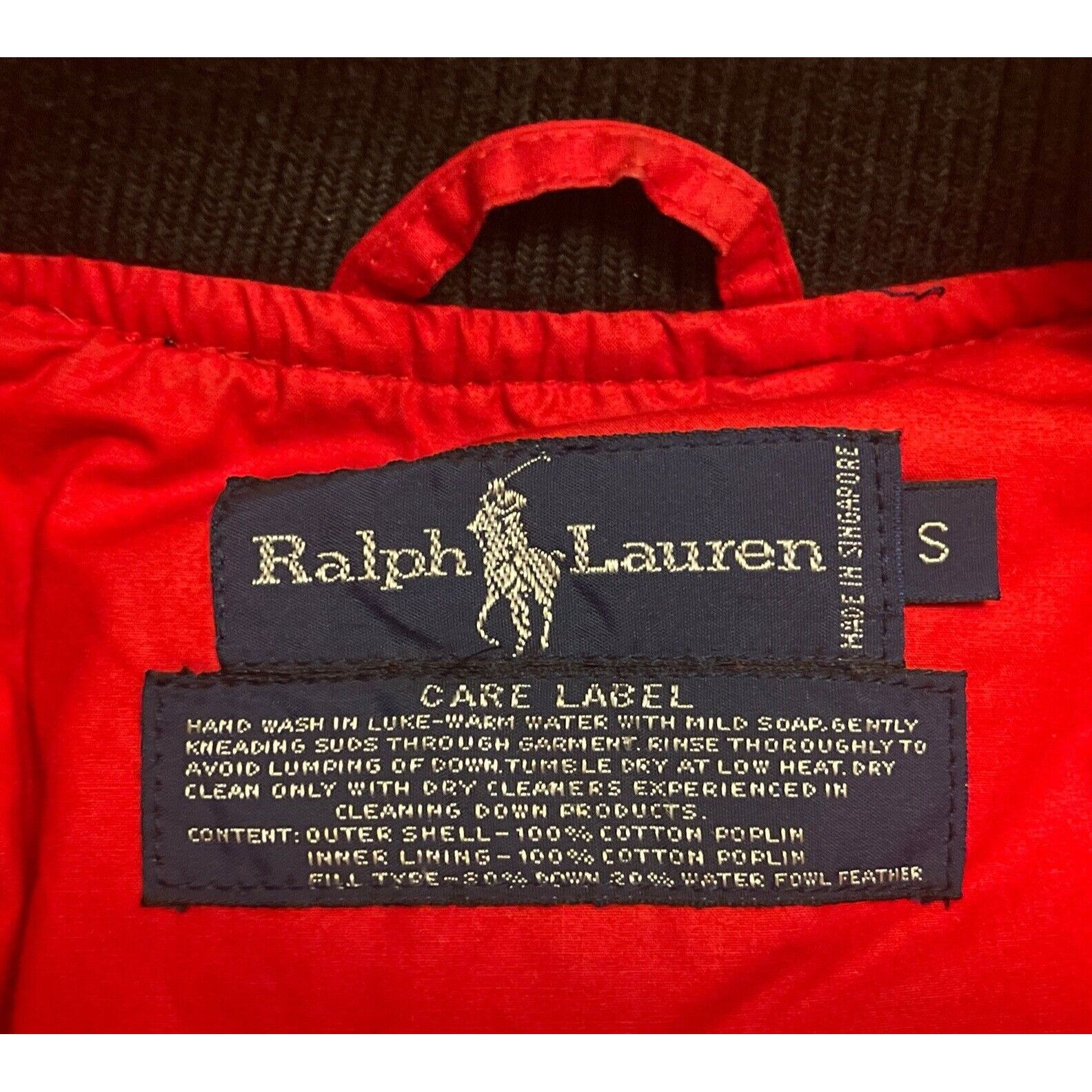 Polo Ralph Lauren Vintage 80s Small Polo Ralph Lauren Goose Down Country Full Size US S / EU 44-46 / 1 - 4 Thumbnail