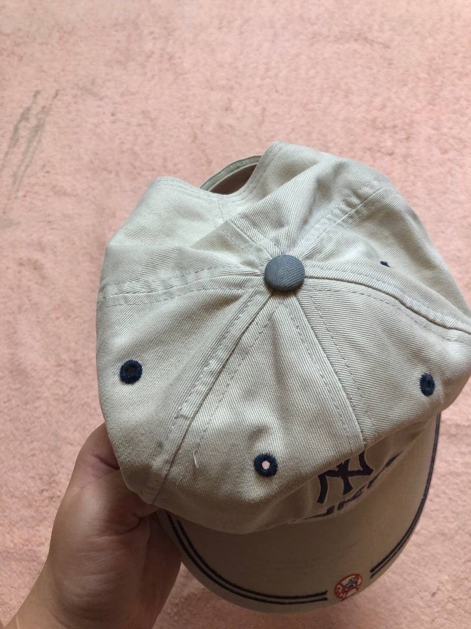 New York Yankees Cap New York Yankees Y2K Hats white big logo Vintage Size ONE SIZE - 8 Thumbnail