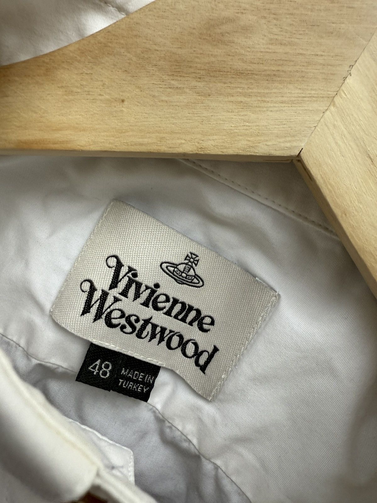 Vivienne Westwood Vivienne Westwood White Button Up Shirt Size US M / EU 48-50 / 2 - 8 Thumbnail