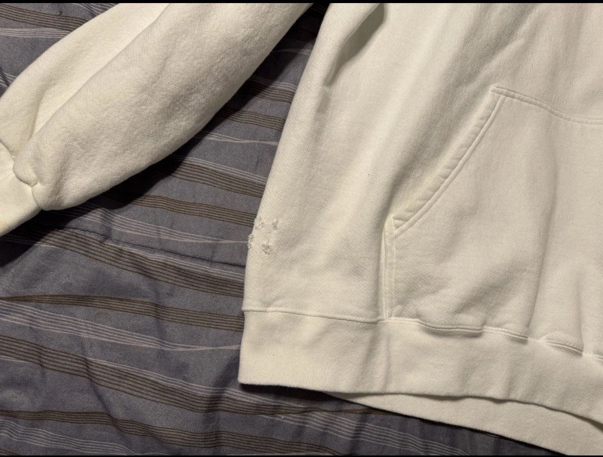 Nike Vintage 90's Nike Center Middle Swoosh RARE White Hoodie 2XL Size US XXL / EU 58 / 5 - 5 Thumbnail