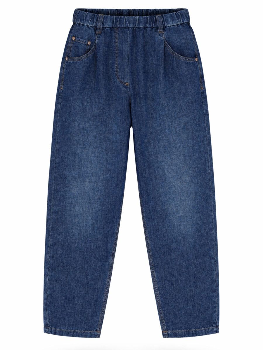 Brunello Cucinelli BRUNELLO CUCINELLI LIGHT DENIM JEANS - DENIM (IT 46) Size 32" / US 10 / IT 46 - 1 Thumbnail