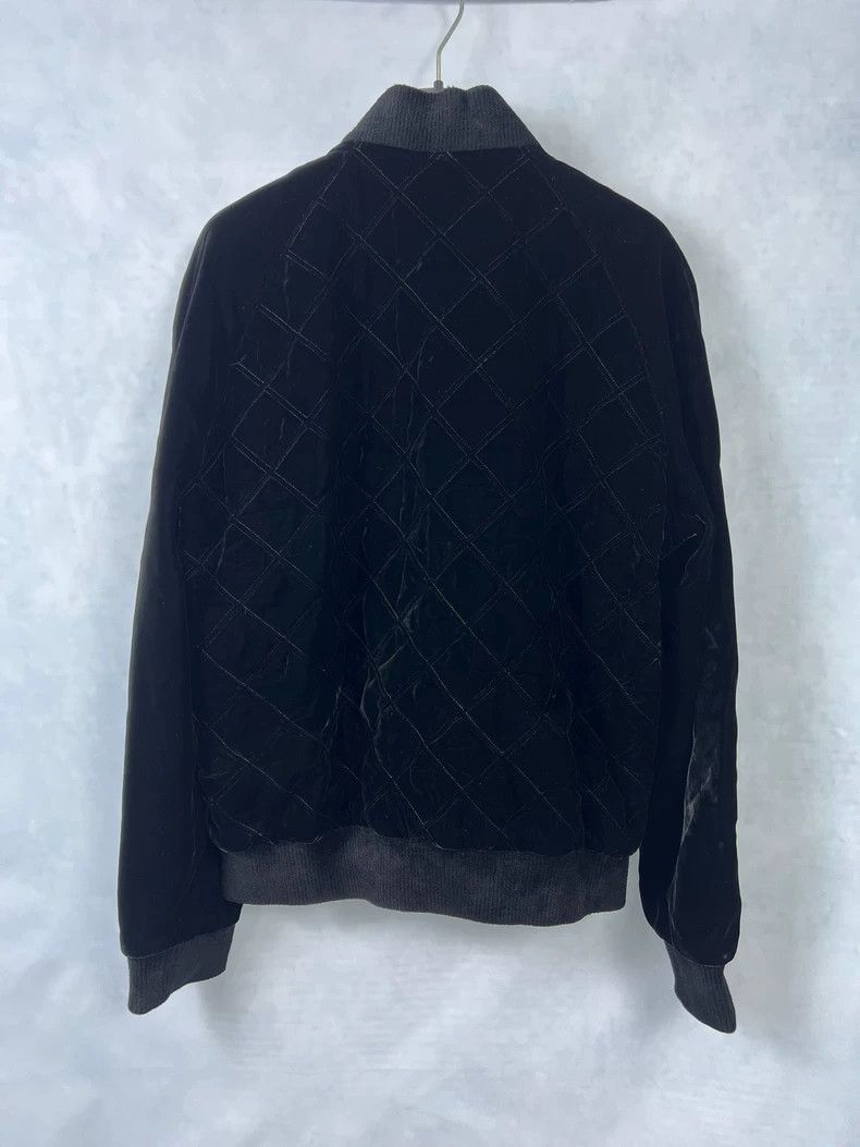 Saint Laurent Paris saint laurent paris18 FW black velvet rhombus jacket 2503-N Size US M / EU 48-50 / 2 - 2 Thumbnail