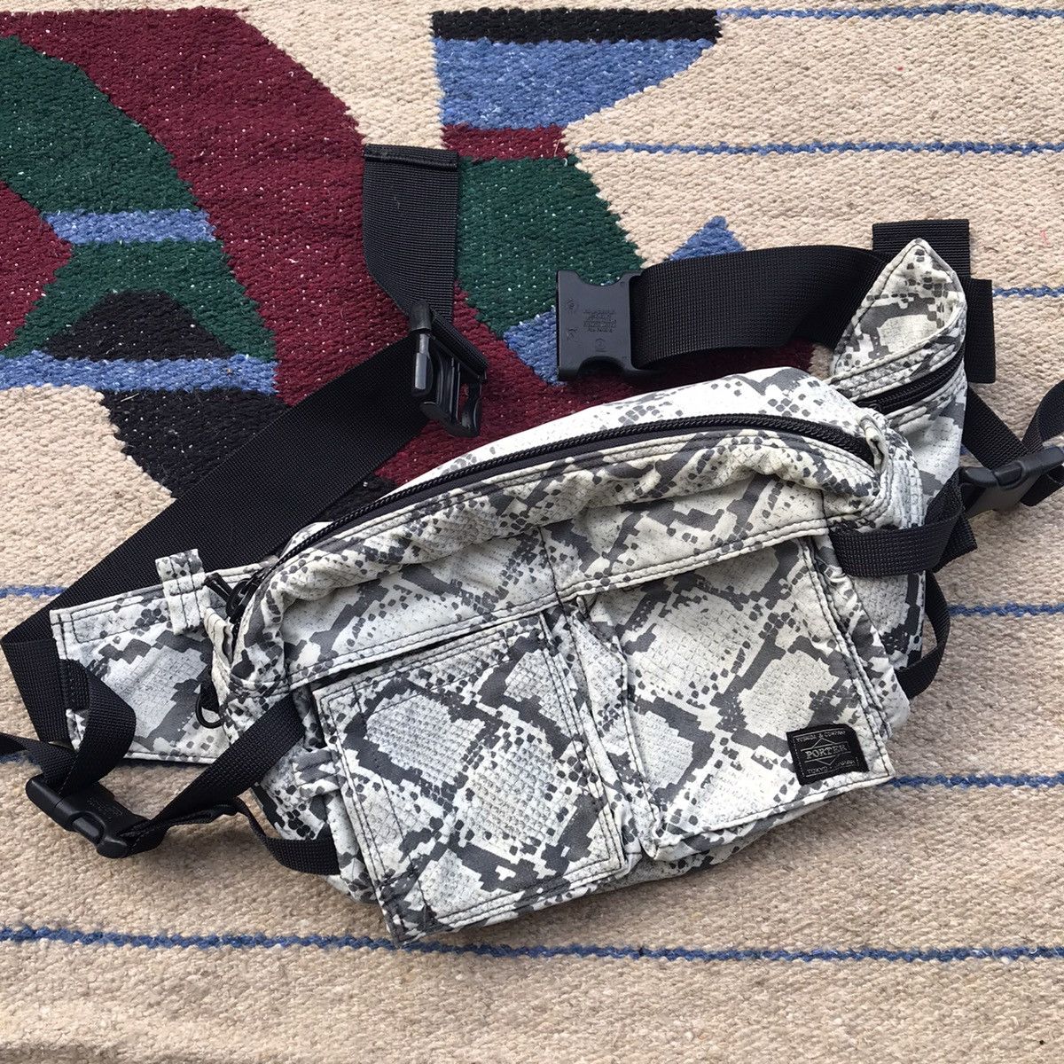 image of Head Porter x Porter Waist Bag in White, Men's