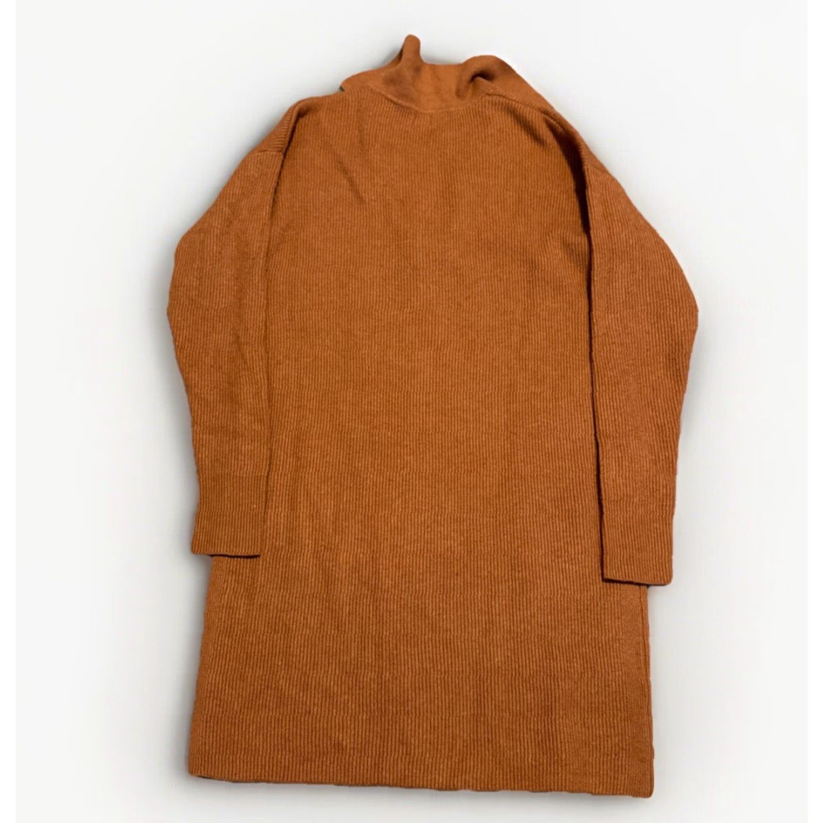 Vintage A New Day Brown Long Sleeve Polo Sweater Dress Women’s Size XS Size XS / US 0-2 / IT 36-38 - 2 Thumbnail