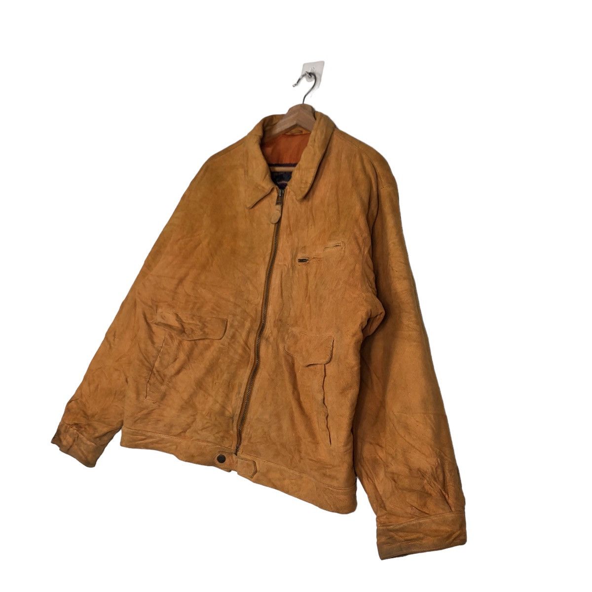 Vintage 🔥Vtg Biker Leather Jacket Ashville Inspire CP Company Size US L / EU 52-54 / 3 - 2 Thumbnail