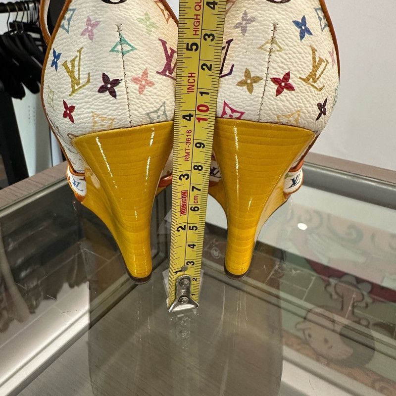 Louis Vuitton Louis Vuitton Colorful Heels for Women Size US 7 / IT 37 - 8 Thumbnail