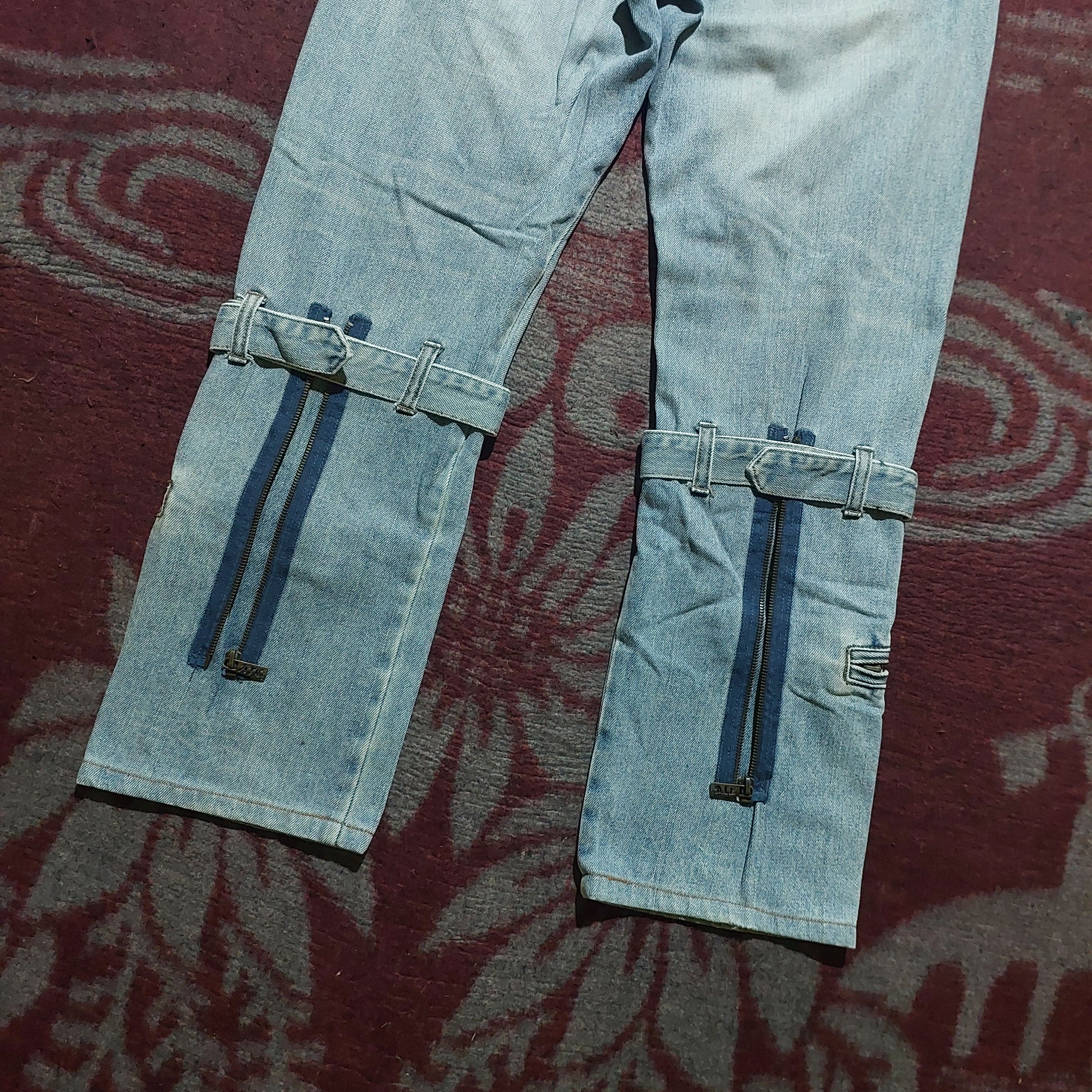 In The Attic In the attic multi zipper distressed bondage jeans Size US 30 / EU 46 - 6 Thumbnail