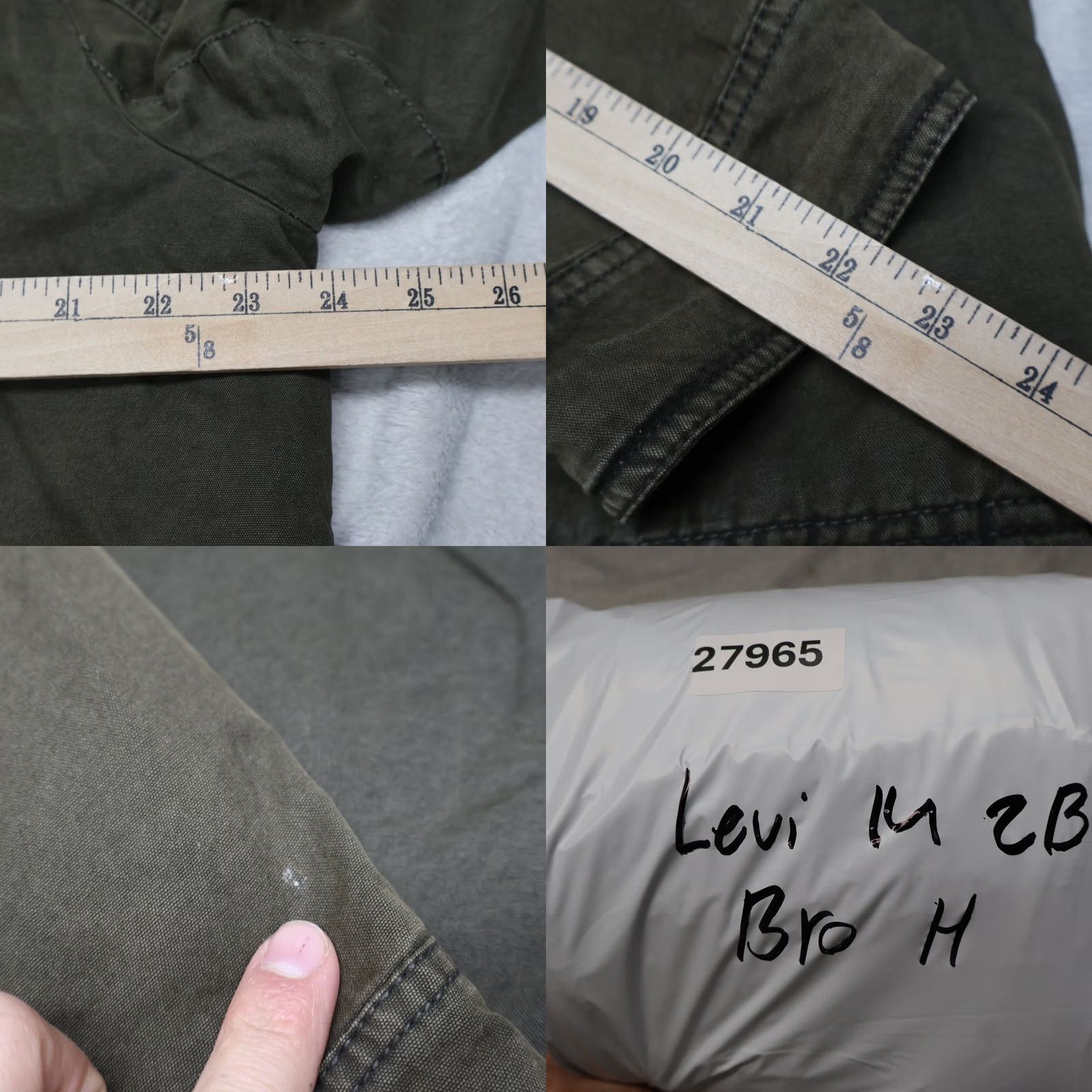 Levi's Levi's Jacket Mens Large Brown Canvas Sherpa Lined Trucker Field Rugged Utility Size US L / EU 52-54 / 3 - 9 Thumbnail