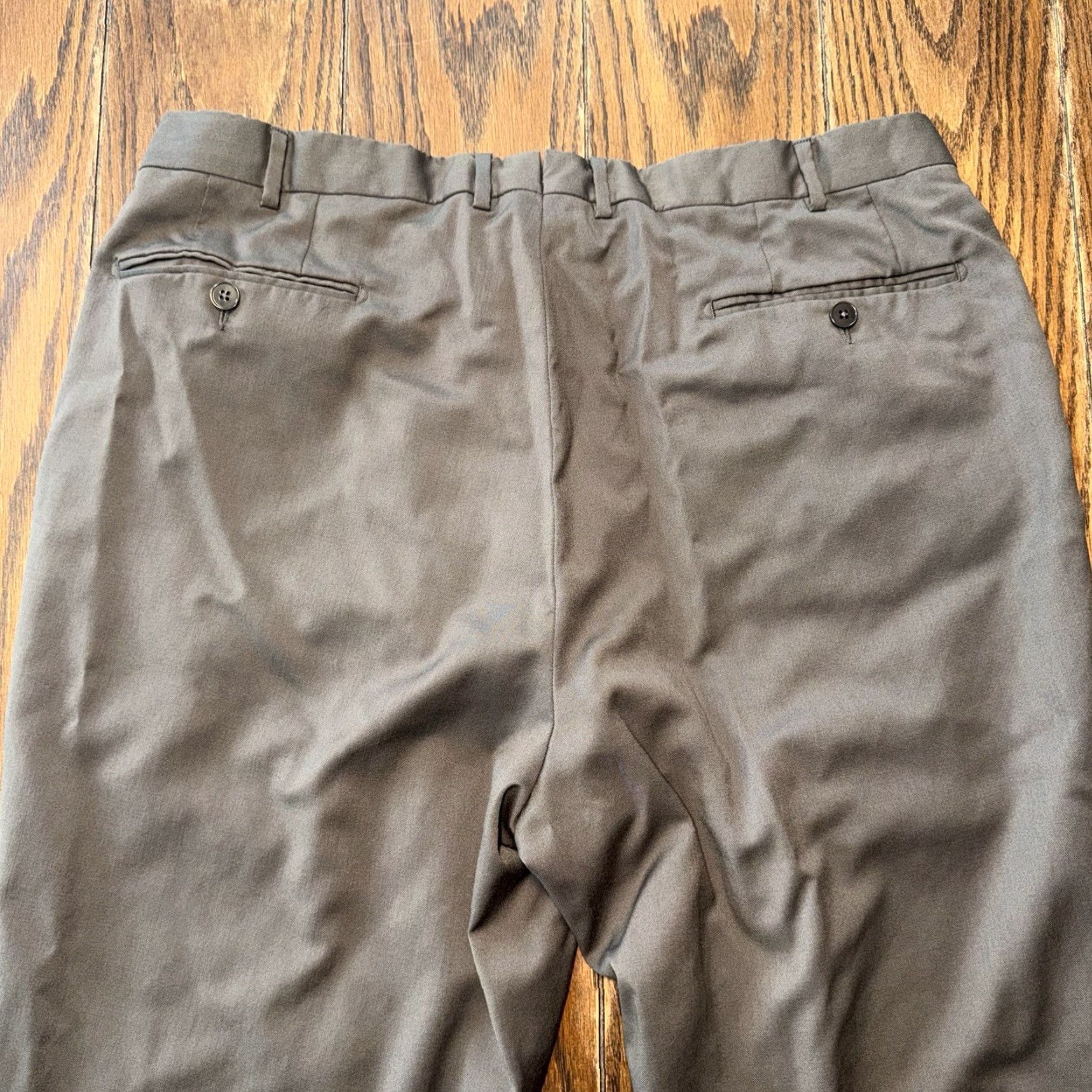 Ermenegildo Zegna Ermenegildo Zegna Milano Wool Dress Pants Trousers Men’s Brown 37x32 Size US 37 - 7 Thumbnail